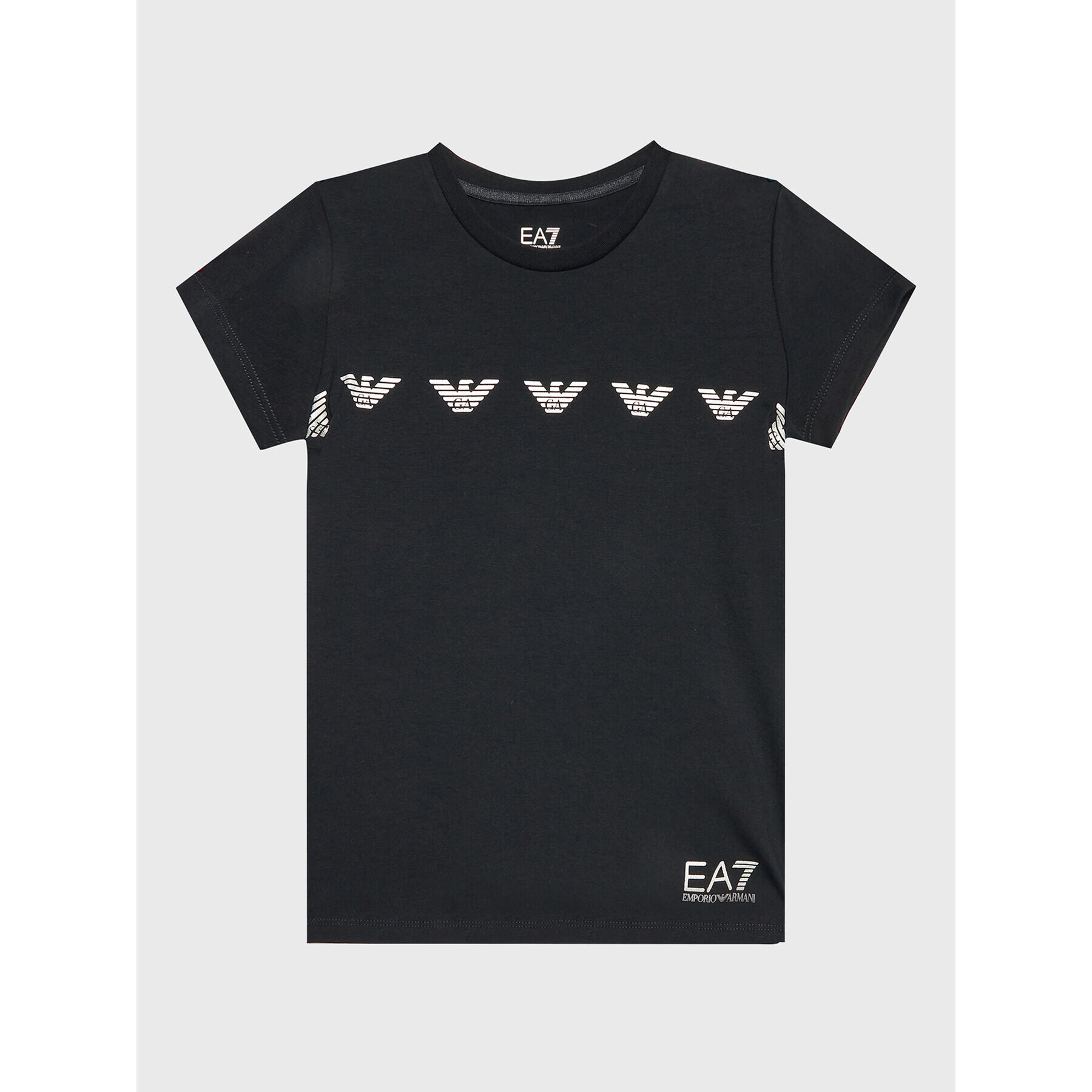 EA7 Emporio Armani Tričko 6LFT05 FJ2HZ 0200 Čierna Regular Fit - Pepit.sk