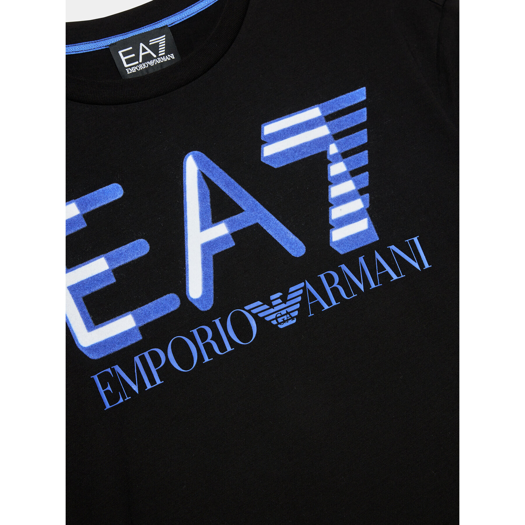 EA7 Emporio Armani Tričko 6RBT58 BJ02Z 1200 Čierna Regular Fit - Pepit.sk