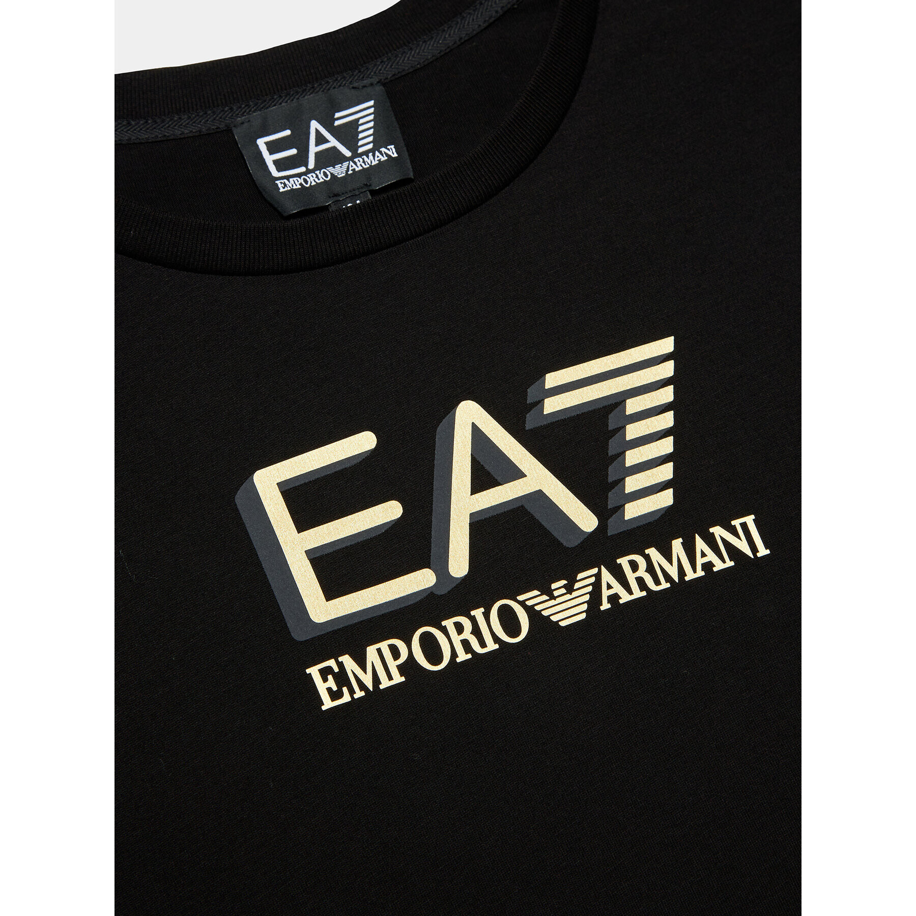 EA7 Emporio Armani Tričko 6RBT68 BJ02Z 0200 Čierna Regular Fit - Pepit.sk