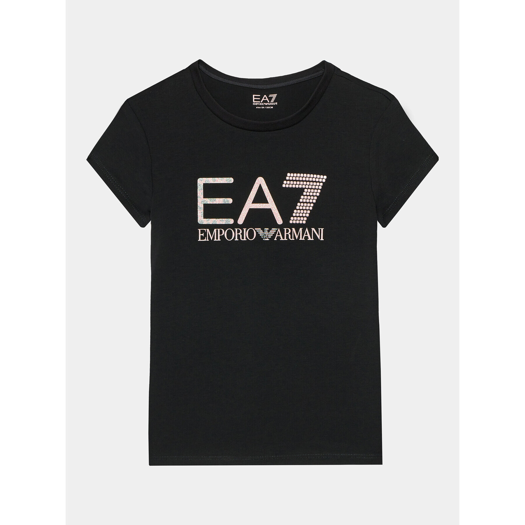 EA7 Emporio Armani Tričko 6RFT15 FJ2HZ 1200 Čierna Regular Fit - Pepit.sk