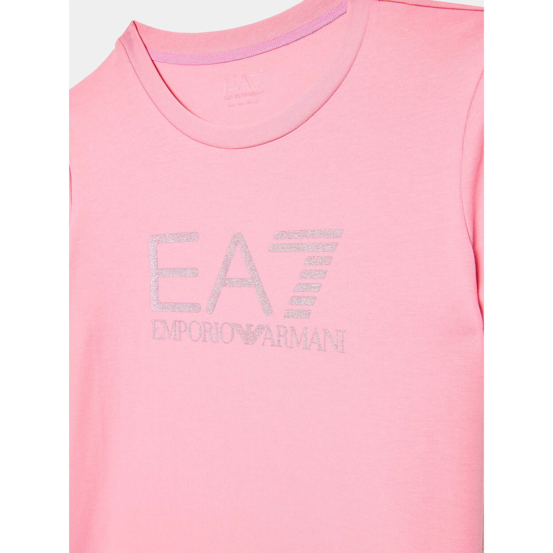 EA7 Emporio Armani Tričko 8NFT01 FJ2HZ 0408 Ružová Regular Fit - Pepit.sk