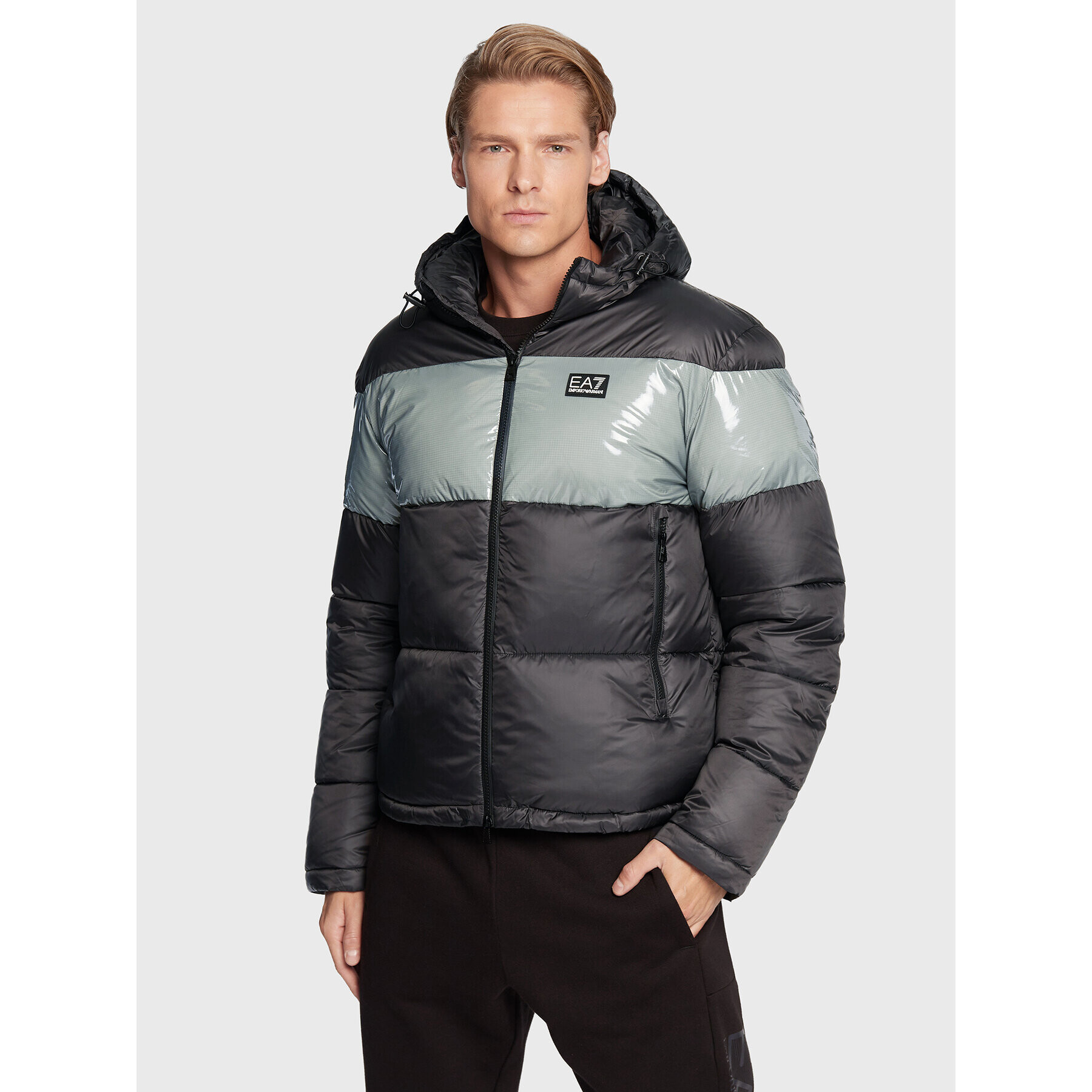 EA7 Emporio Armani Vatovaná bunda 6LPB10 PN5ZZ 1200 Čierna Regular Fit - Pepit.sk