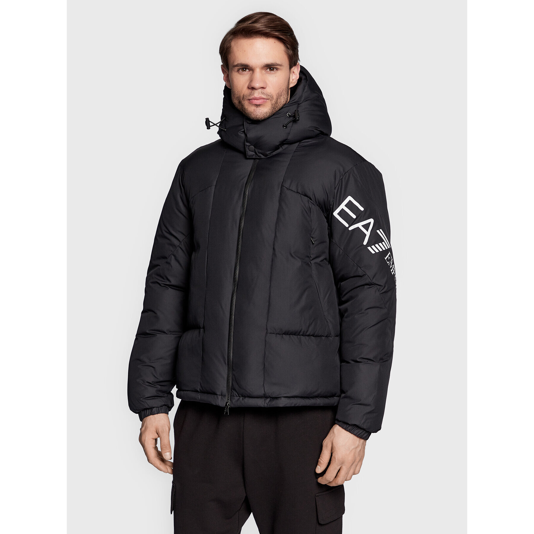 EA7 Emporio Armani Vatovaná bunda 6LPB11 PNADZ 1200 Čierna Regular Fit - Pepit.sk