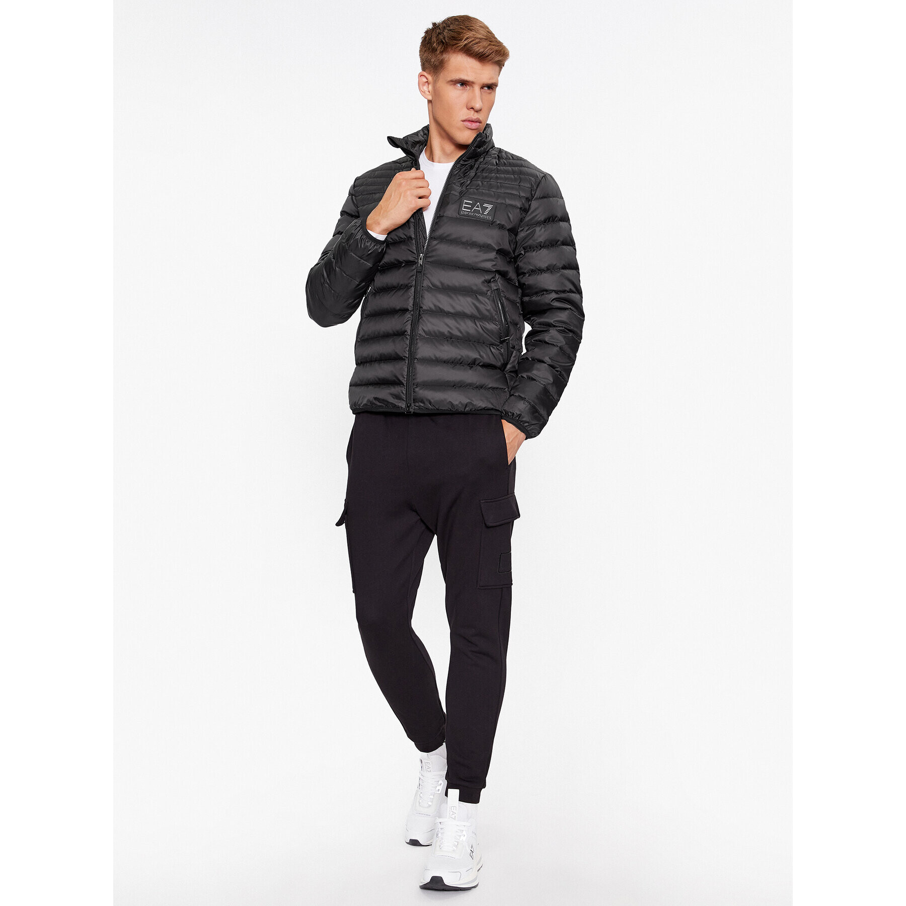 EA7 Emporio Armani Vatovaná bunda 6RPB14 PN5ZZ 1200 Čierna Regular Fit - Pepit.sk