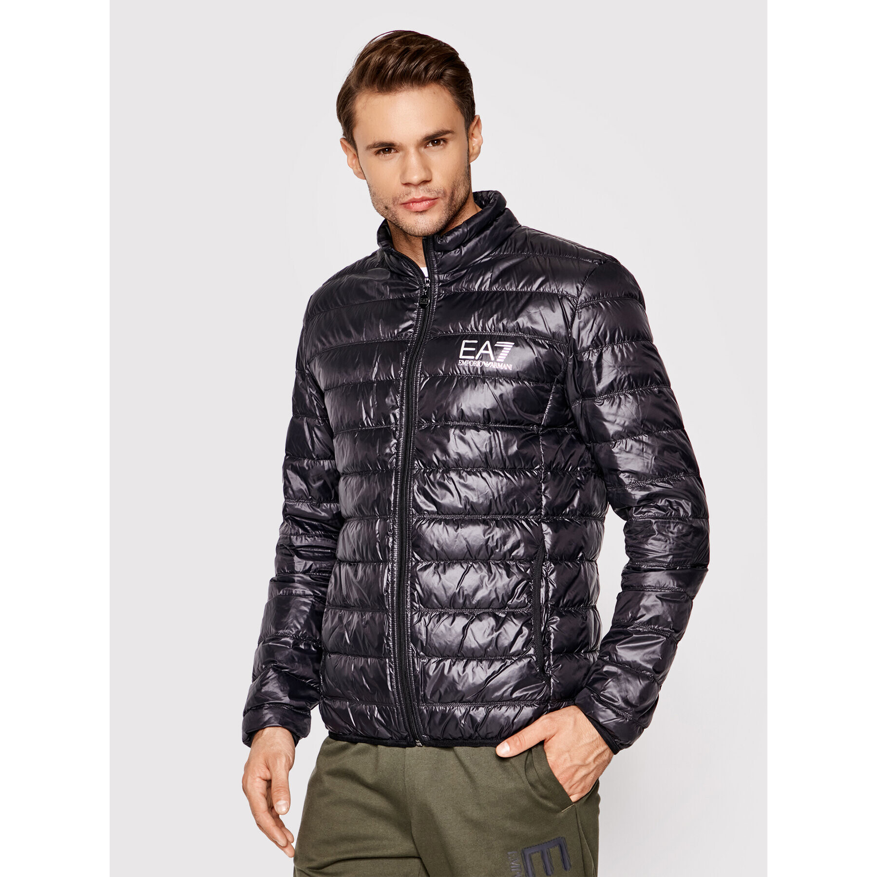 EA7 Emporio Armani Vatovaná bunda 8NPB01 PN29Z 1200 Čierna Regular Fit - Pepit.sk