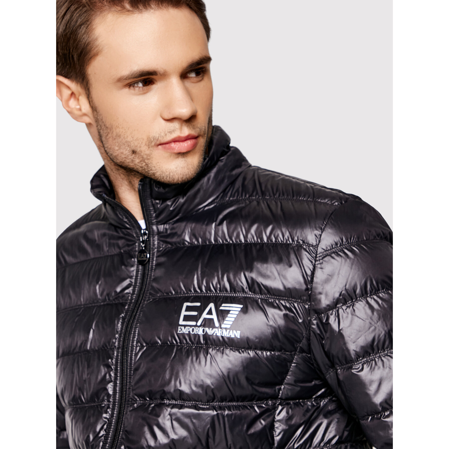 EA7 Emporio Armani Vatovaná bunda 8NPB01 PN29Z 1200 Čierna Regular Fit - Pepit.sk