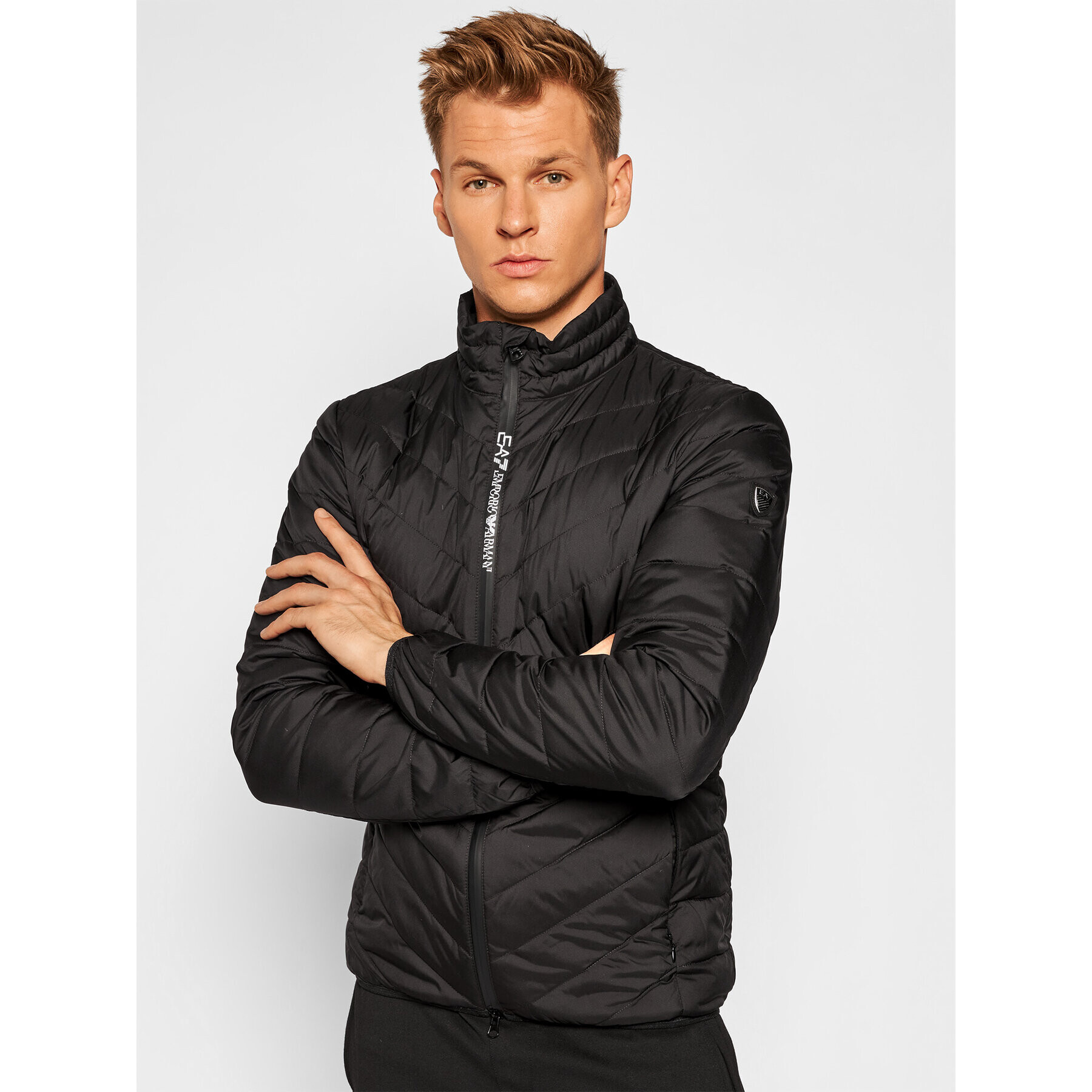 EA7 Emporio Armani Vatovaná bunda 8NPB06 PNE1Z 1200 Čierna Regular Fit - Pepit.sk