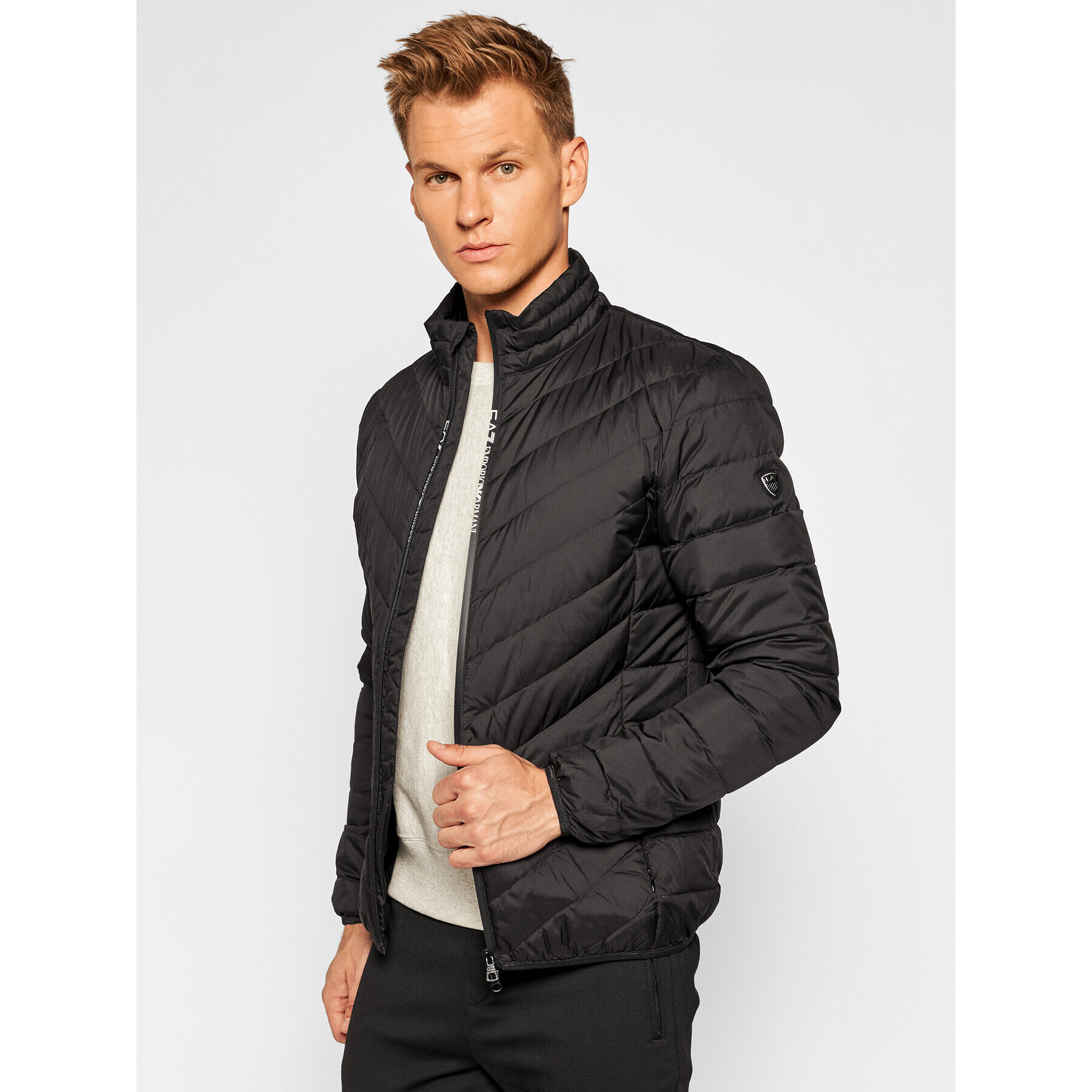 EA7 Emporio Armani Vatovaná bunda 8NPB06 PNE1Z 1200 Čierna Regular Fit - Pepit.sk