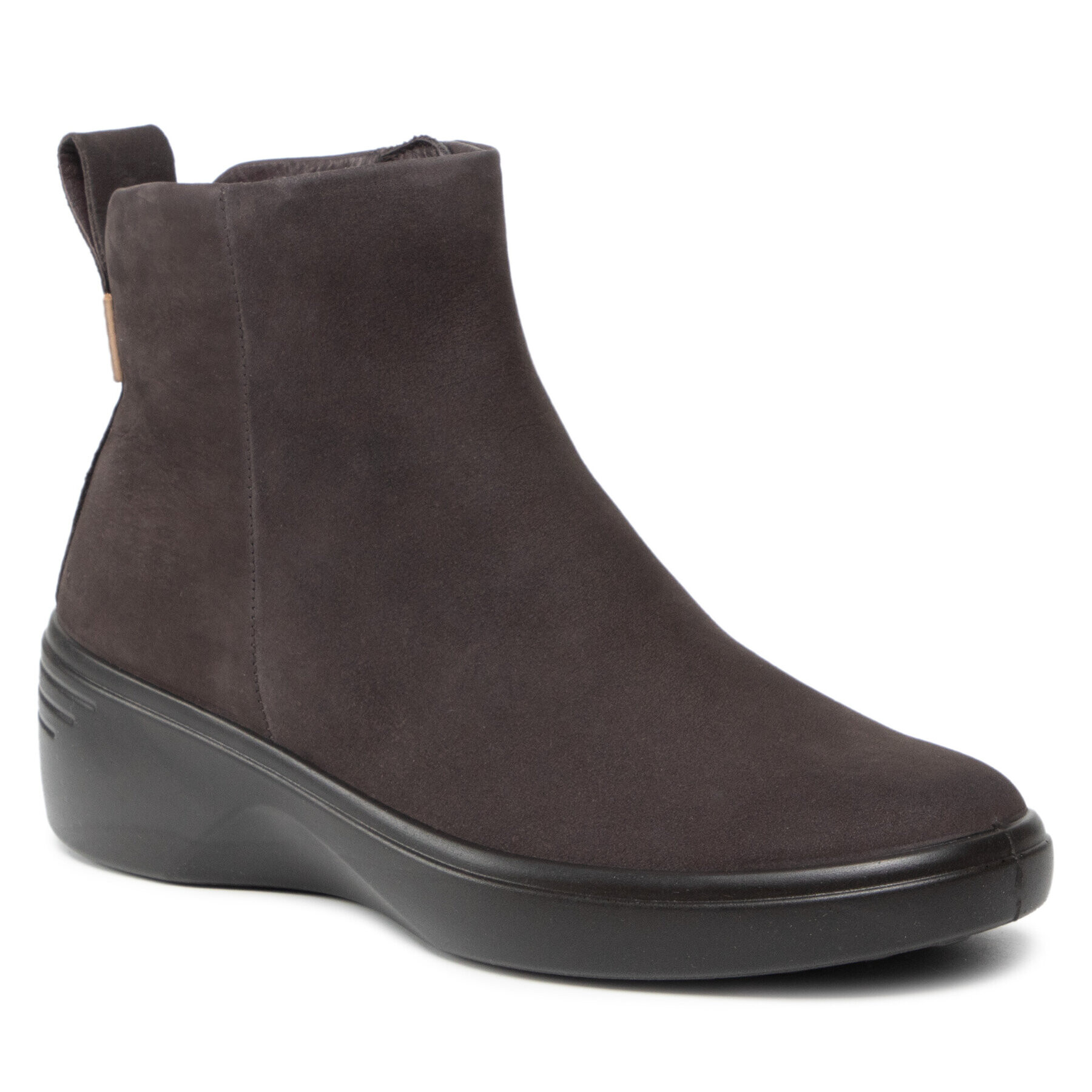 ECCO Členková obuv Soft 7 Wedge W 47093302507 Hnedá - Pepit.sk