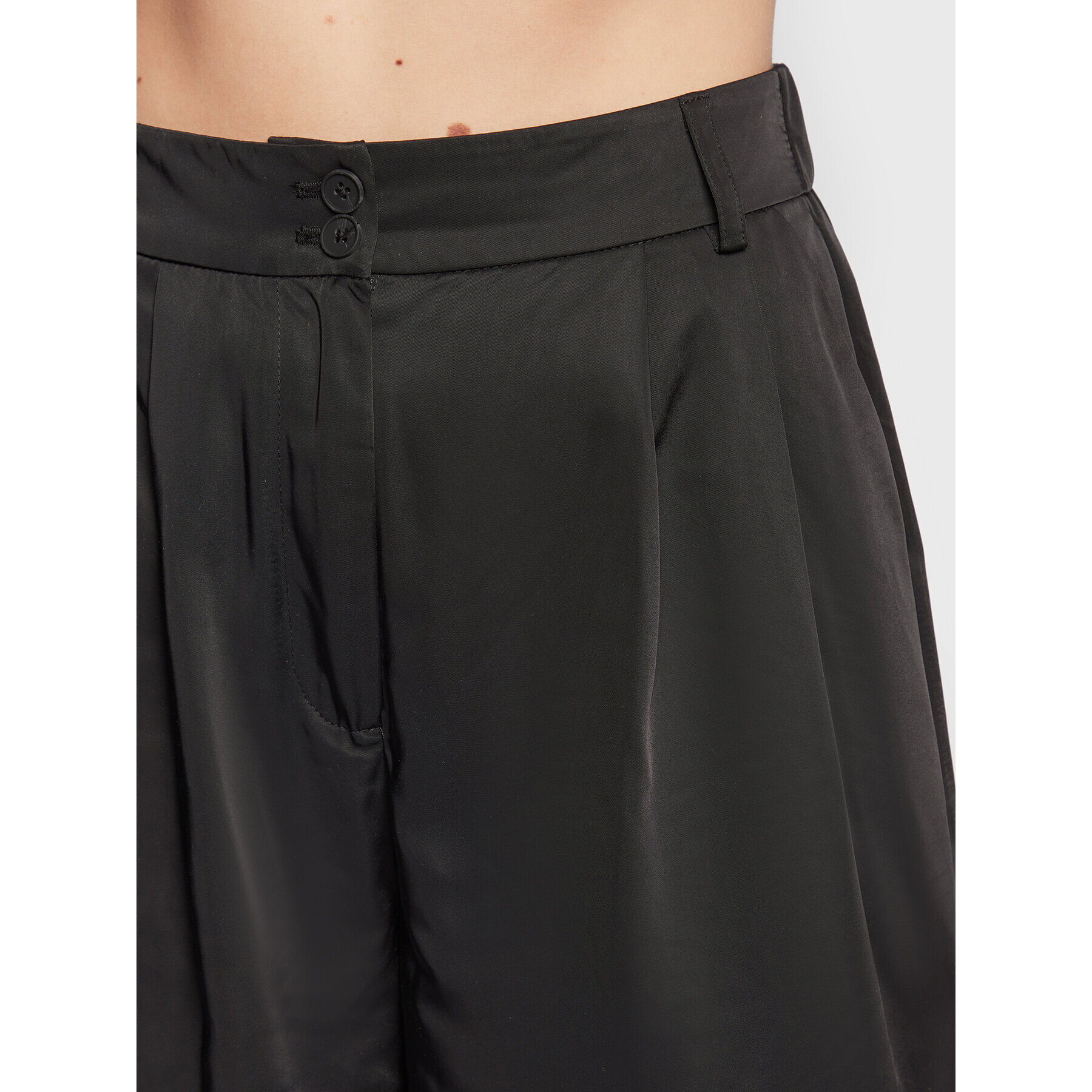 Edited Culottes nohavice Janne EDT6138002000002 Čierna Relaxed Fit - Pepit.sk