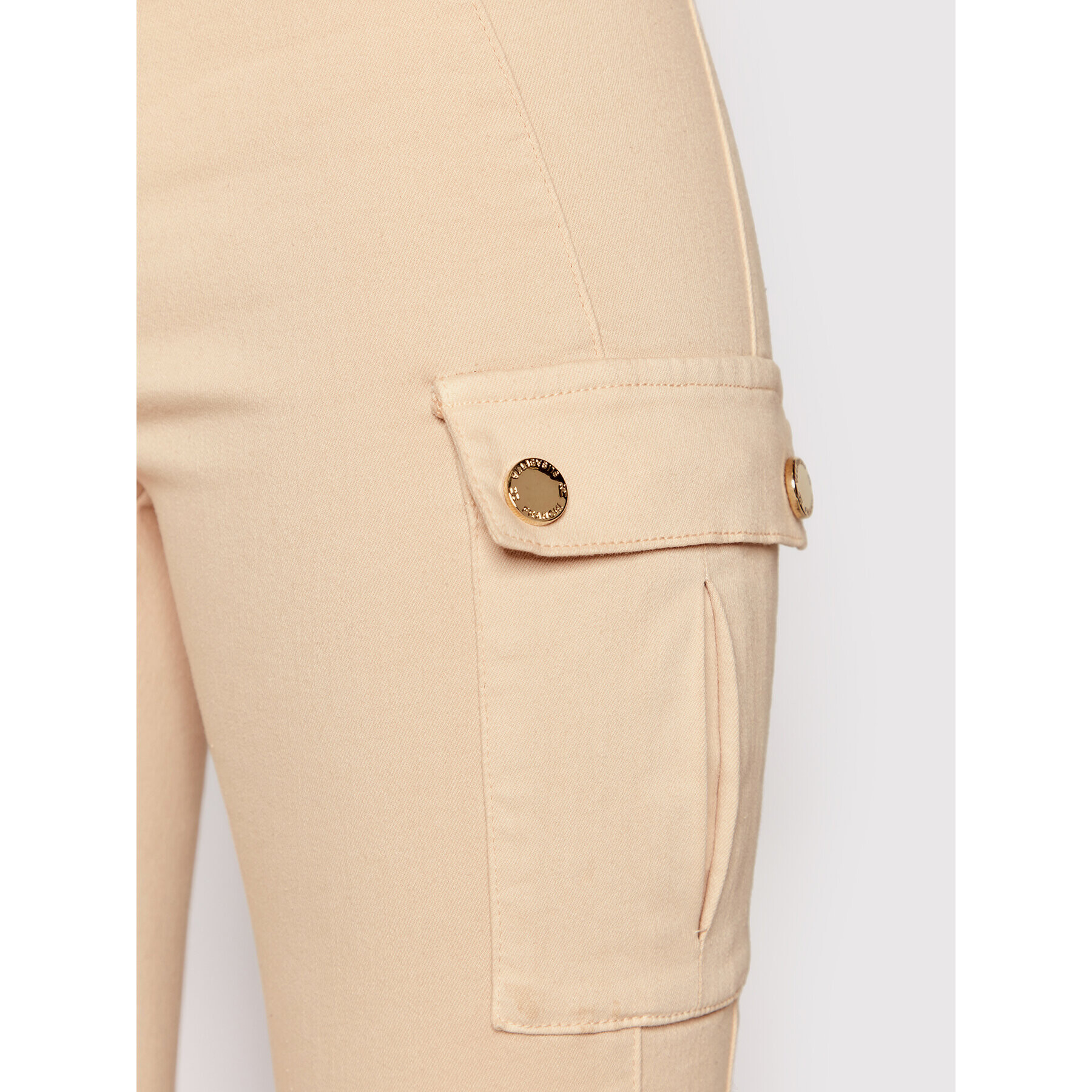 Elisabetta Franchi Džínsy PJ-32S-21E2-V300 Béžová Skinny Fit - Pepit.sk