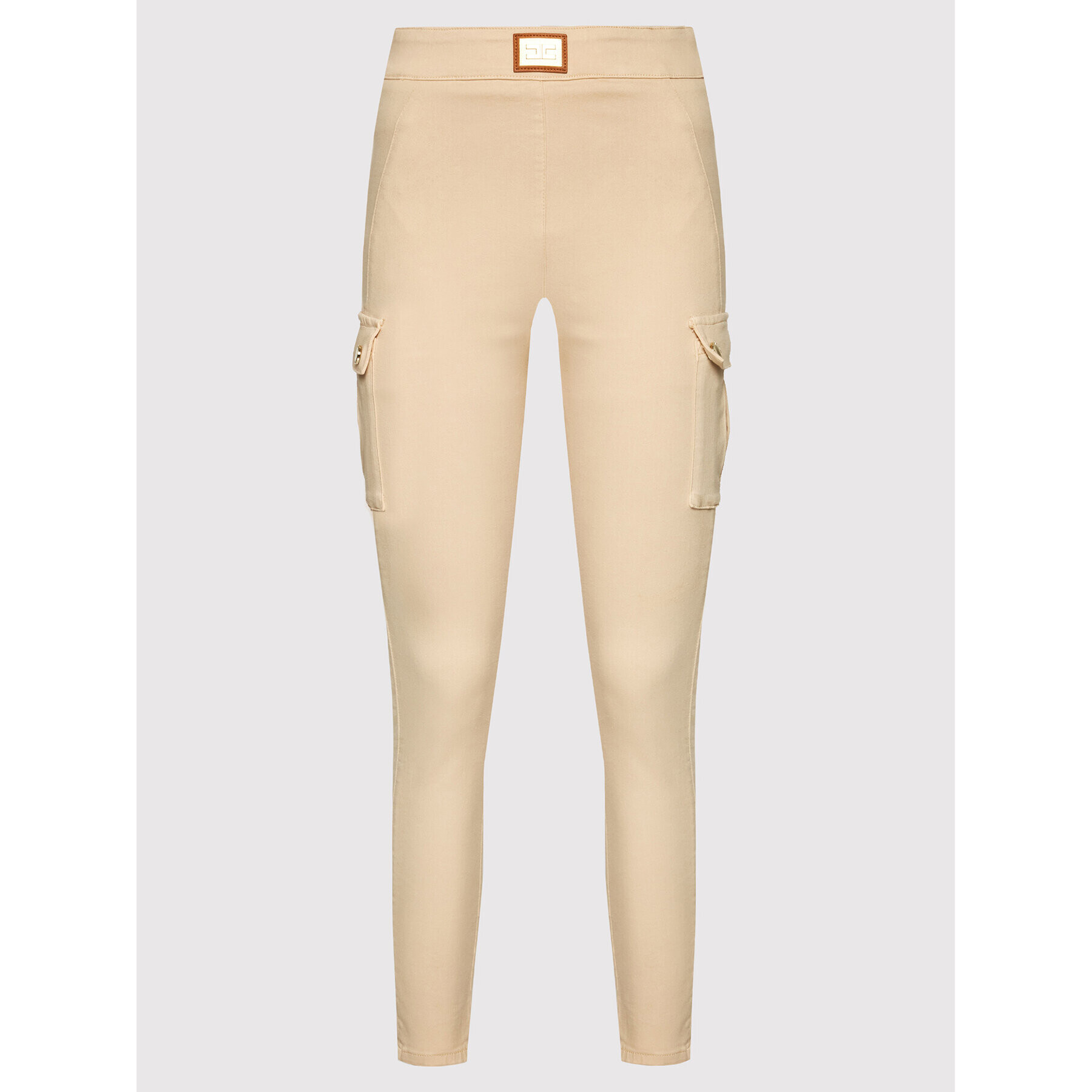 Elisabetta Franchi Džínsy PJ-32S-21E2-V300 Béžová Skinny Fit - Pepit.sk