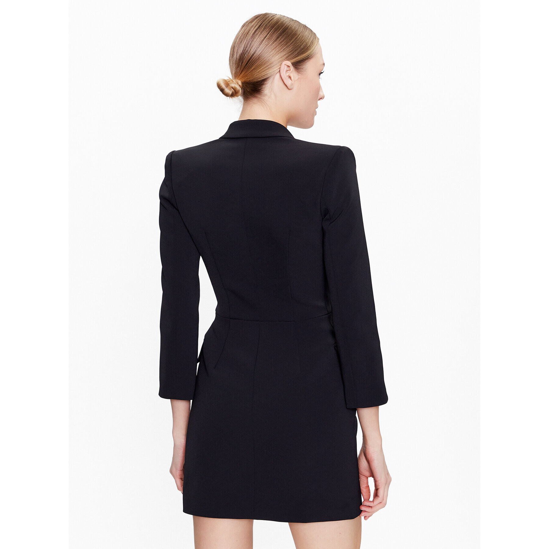 Elisabetta Franchi Koktejlové šaty AB-340-31E2-V590 Čierna Slim Fit - Pepit.sk