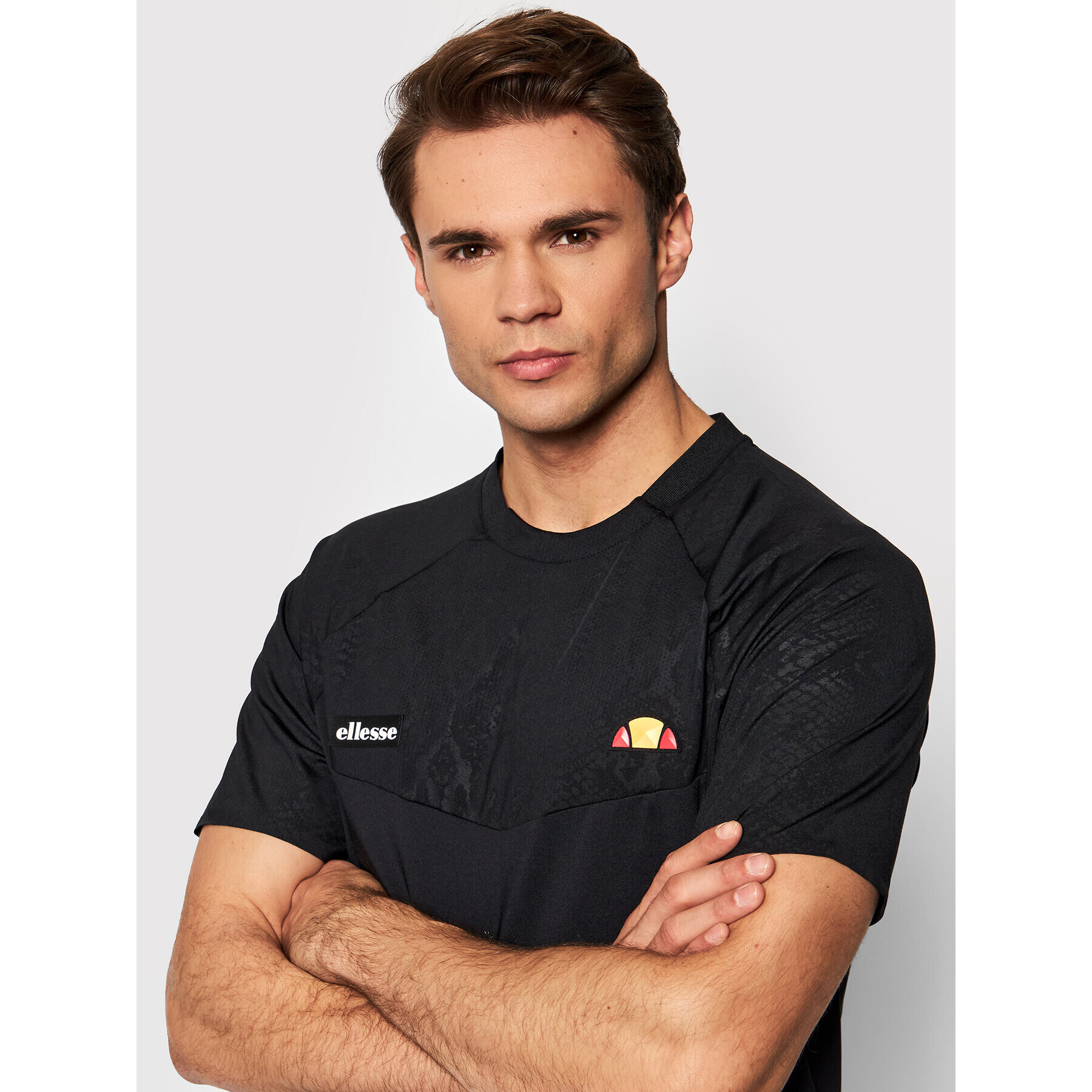 Ellesse Funkčné tričko Maestro SEK12290 Čierna Regular Fit - Pepit.sk