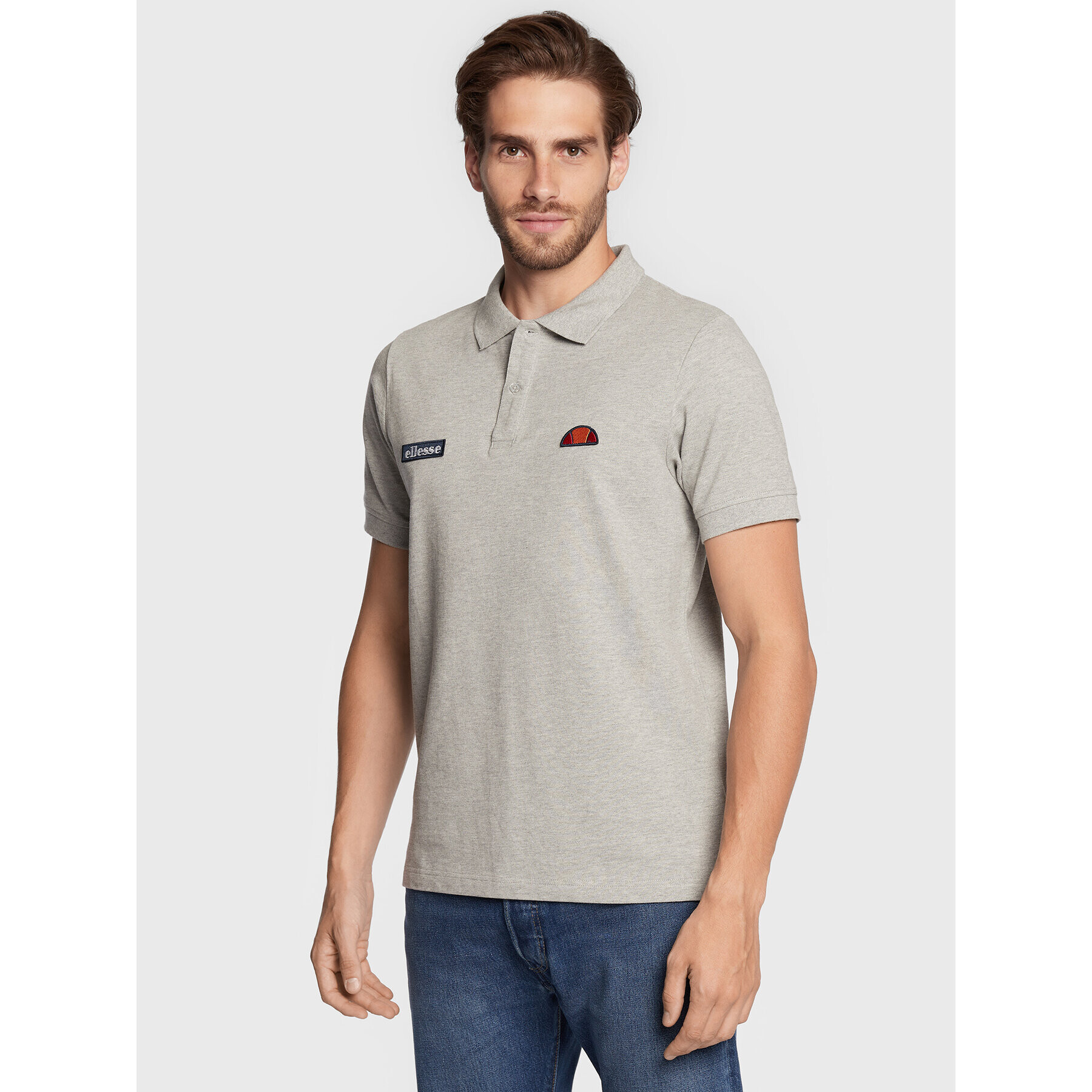 Ellesse Polokošeľa Montura SHS04475 Sivá Regular Fit - Pepit.sk