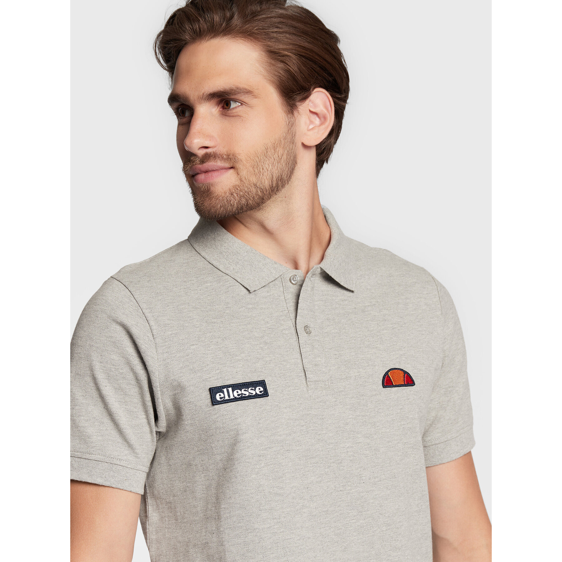 Ellesse Polokošeľa Montura SHS04475 Sivá Regular Fit - Pepit.sk