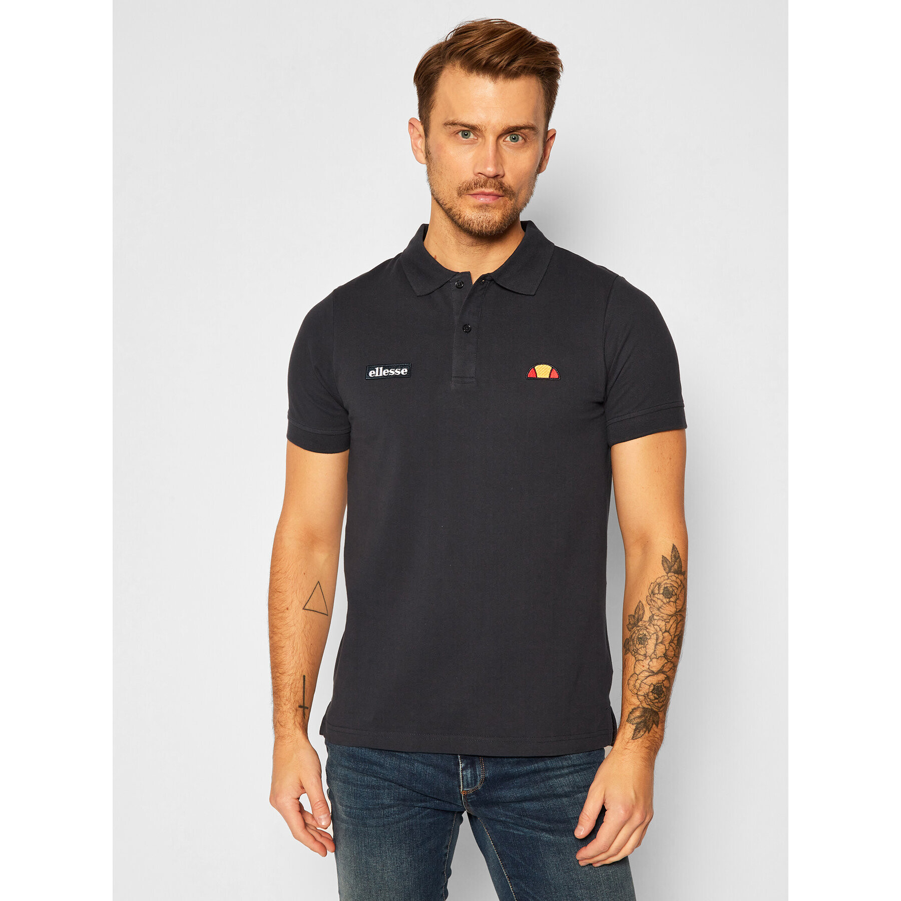 Ellesse Polokošeľa Montura SHS04475 Tmavomodrá Regular Fit - Pepit.sk