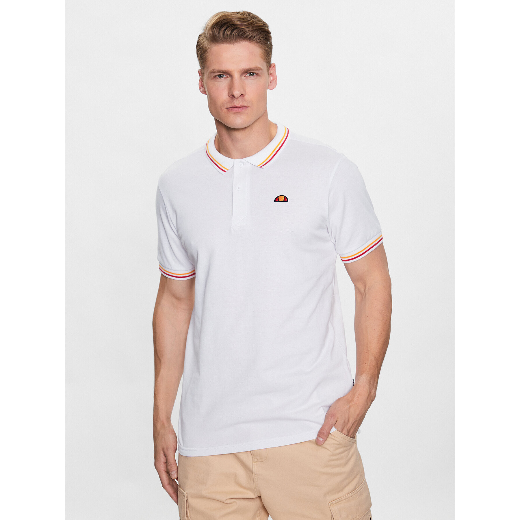 Ellesse Polokošeľa Rooks SHR18077 Biela Regular Fit - Pepit.sk