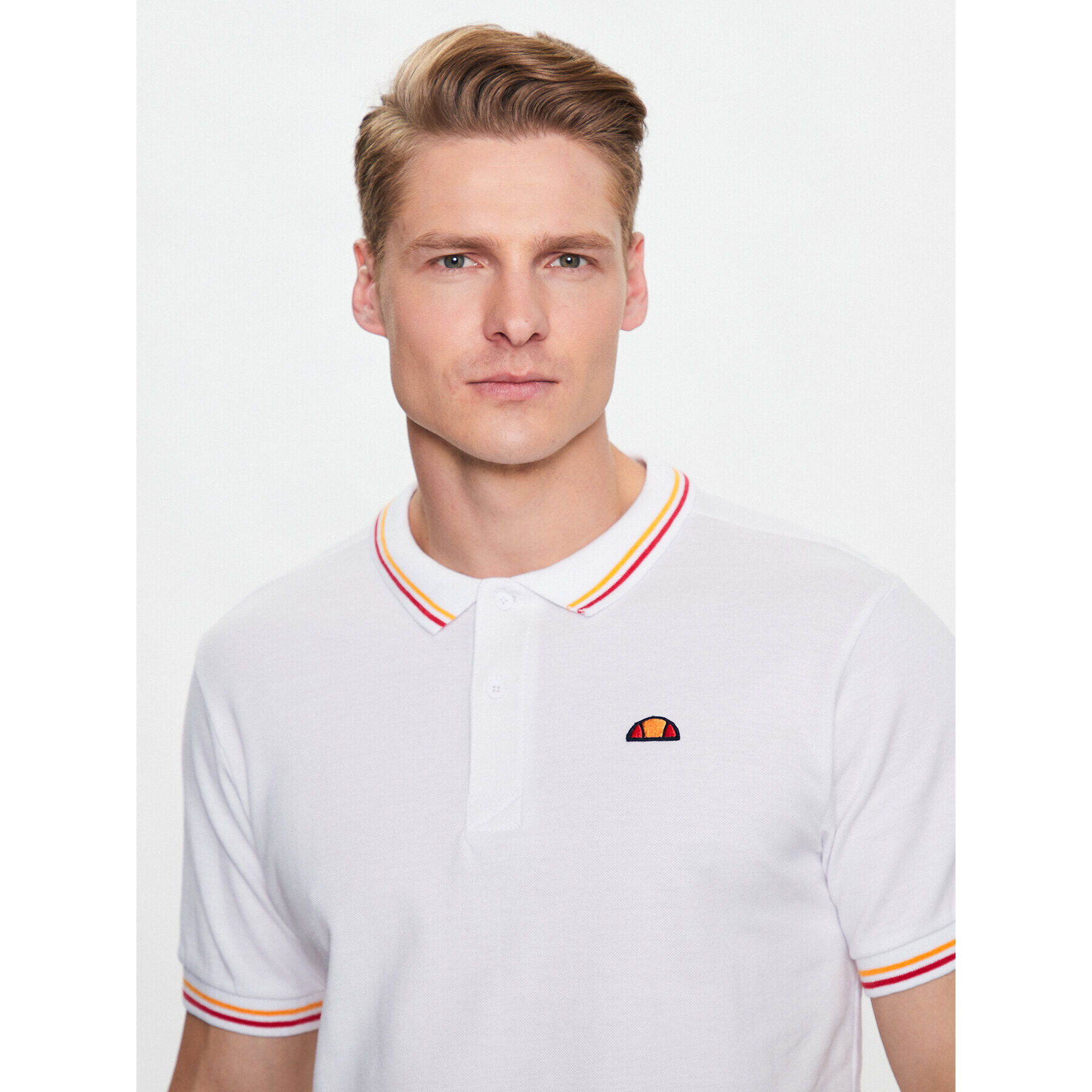 Ellesse Polokošeľa Rooks SHR18077 Biela Regular Fit - Pepit.sk