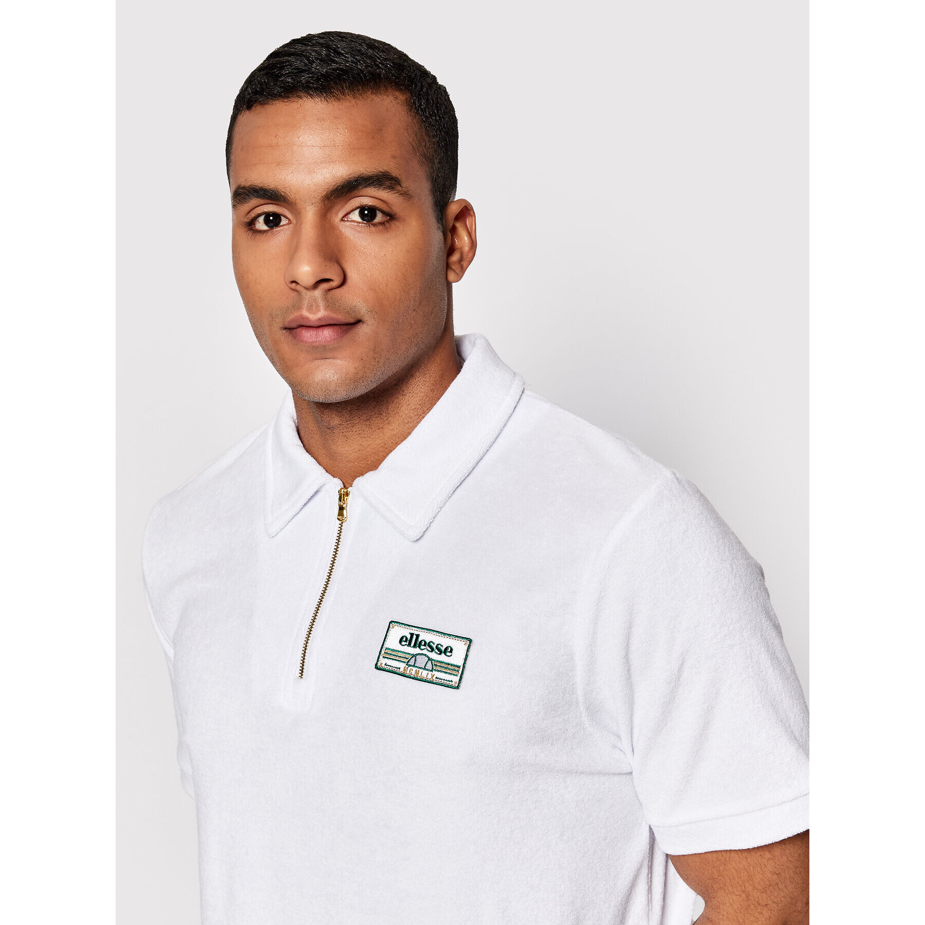 Ellesse Polokošeľa Vincitori SHN15008 Biela Regular Fit - Pepit.sk