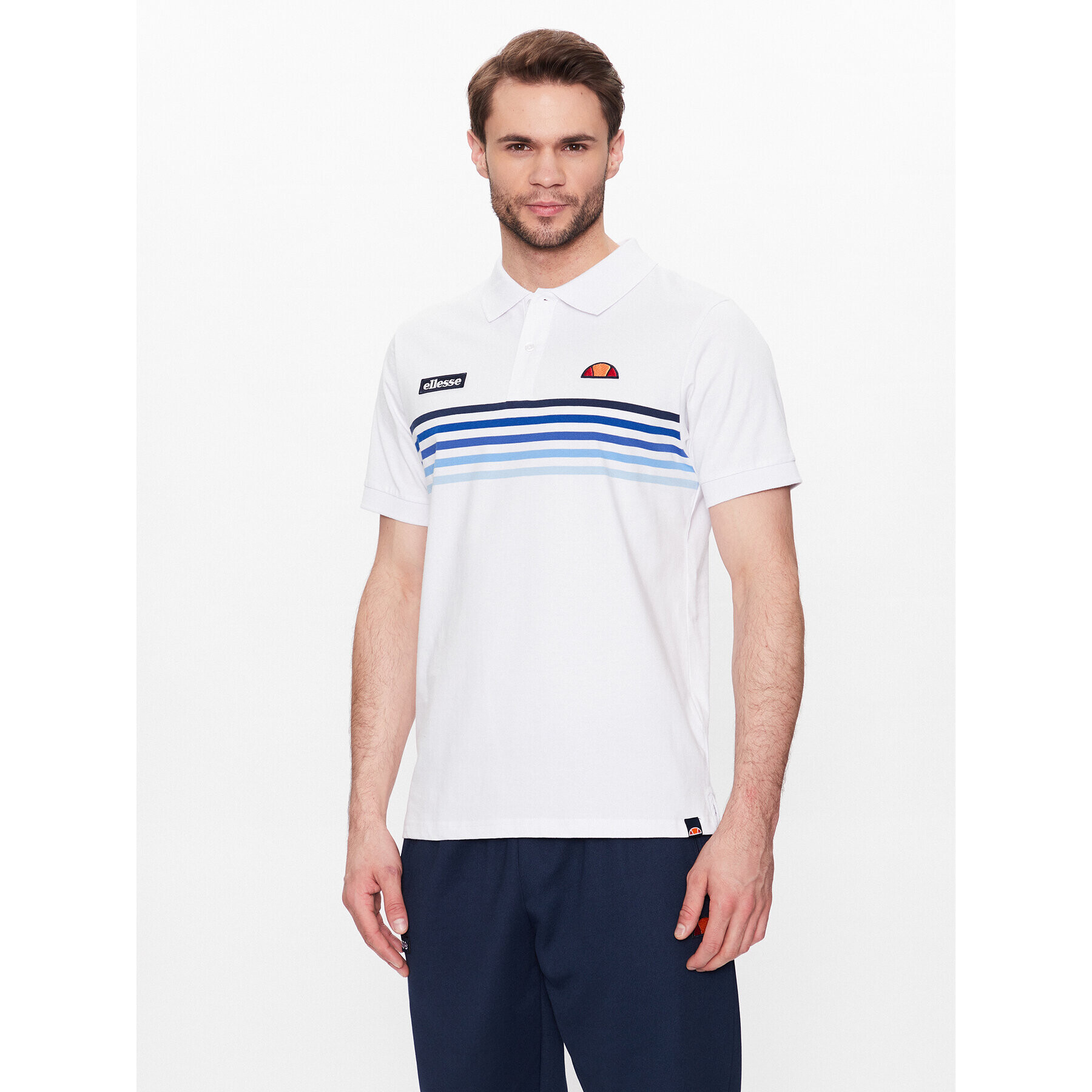 Ellesse Polokošeľa Vinzona SHR14634 Biela Regular Fit - Pepit.sk