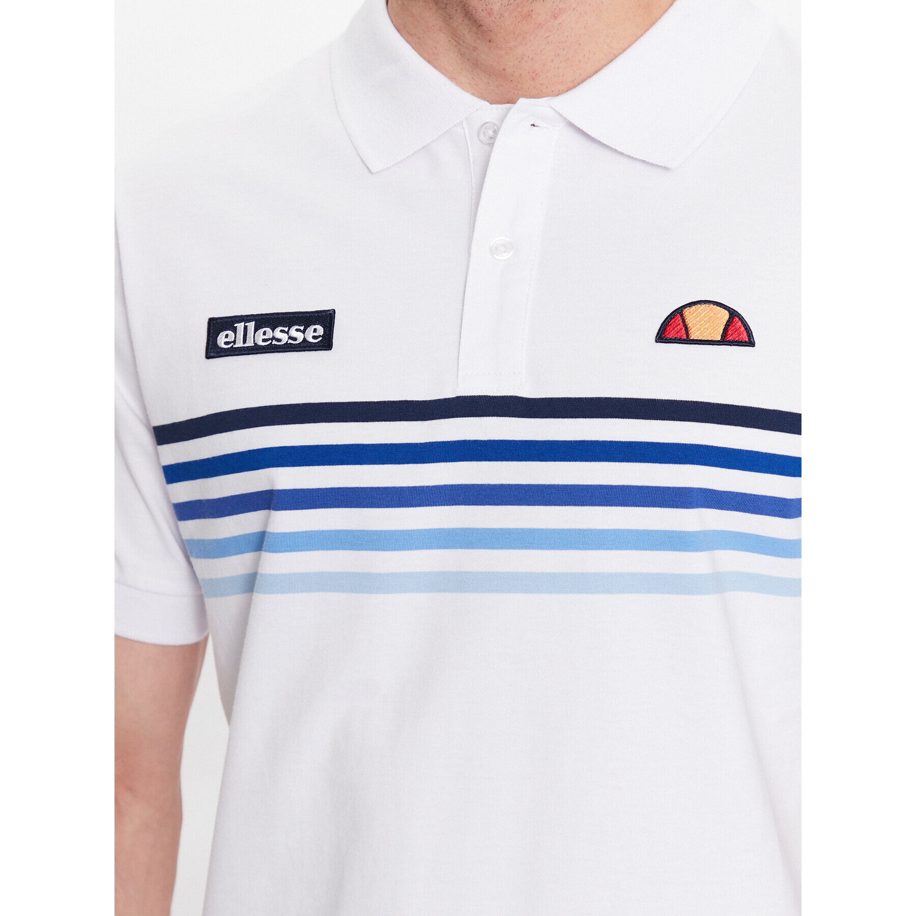 Ellesse Polokošeľa Vinzona SHR14634 Biela Regular Fit - Pepit.sk