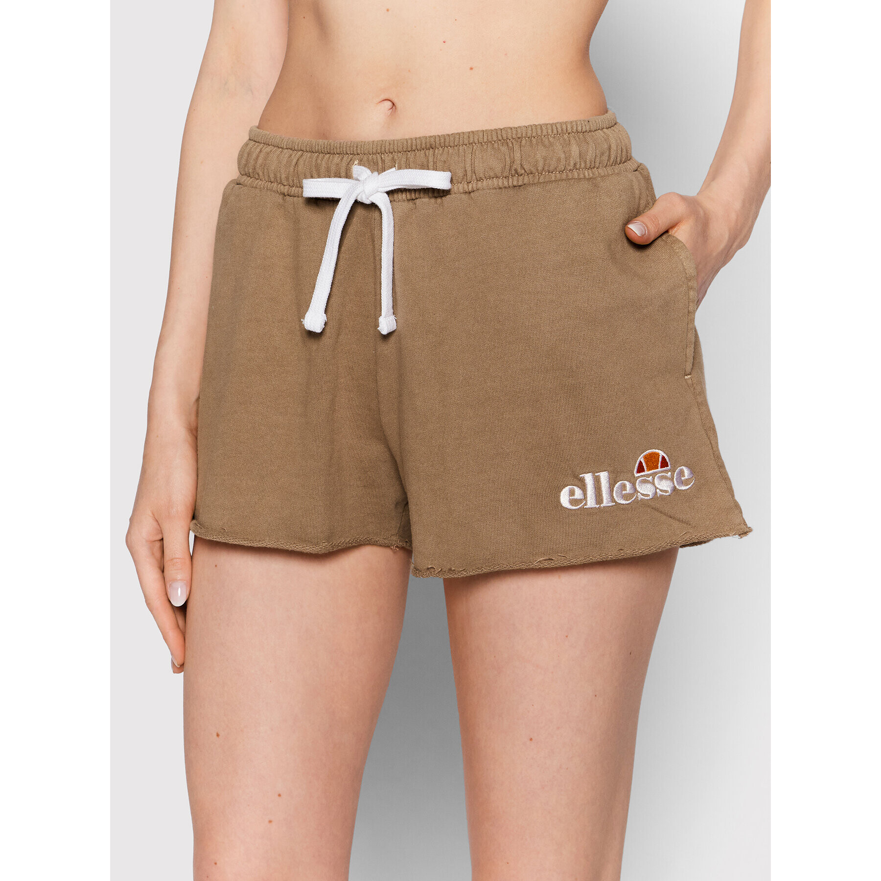 Ellesse Športové kraťasy Colieur SGM14015 Hnedá Regular Fit - Pepit.sk