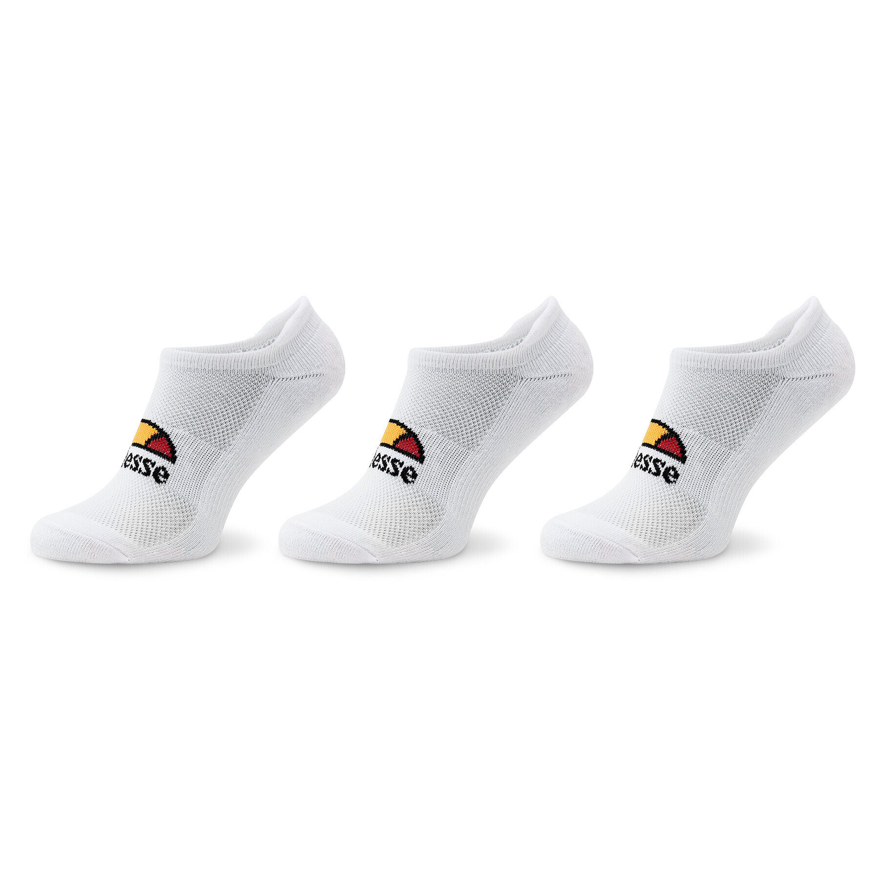 Ellesse Súprava 3 párov krátkych ponožiek unisex Rebi Trainer SBMA2300 Biela - Pepit.sk