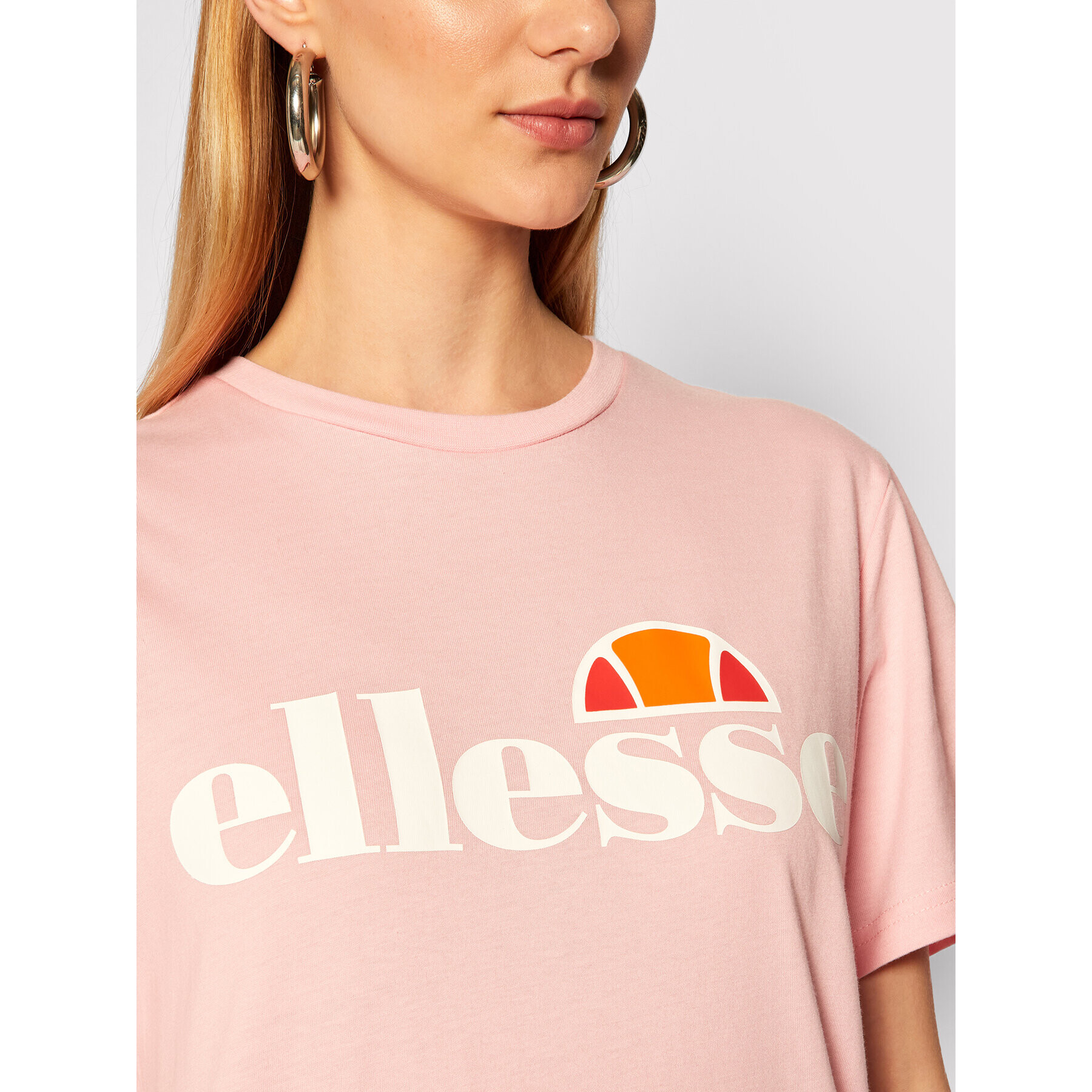 Ellesse Tričko Albany SGS03237 Ružová Regular Fit - Pepit.sk