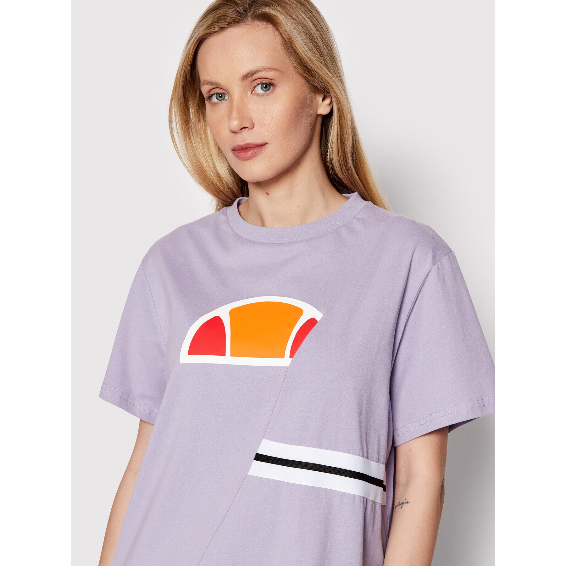 Ellesse Tričko Albi SGM11010 Fialová Oversize - Pepit.sk