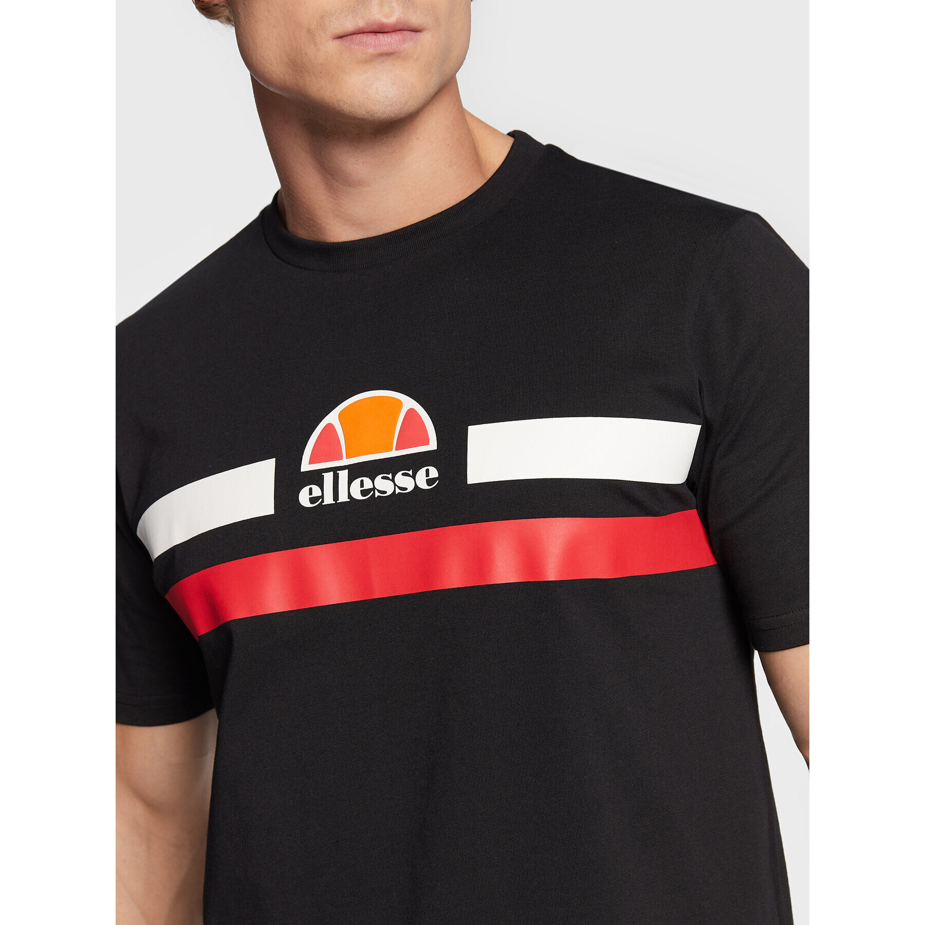 Ellesse Tričko Aprel SHM06453 Čierna Regular Fit - Pepit.sk