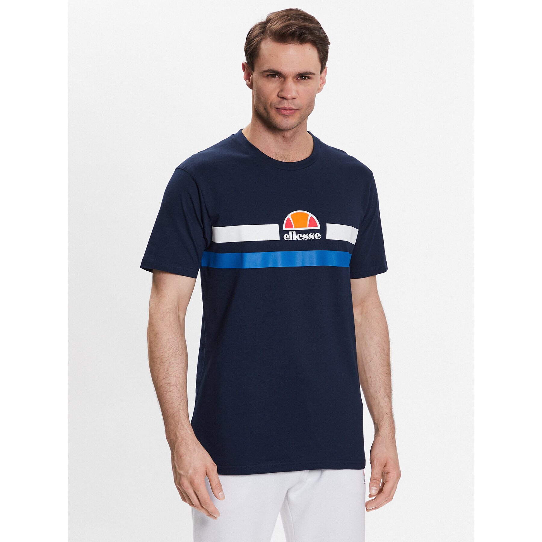 Ellesse Tričko Aprel SHR06453 Tmavomodrá Regular Fit - Pepit.sk