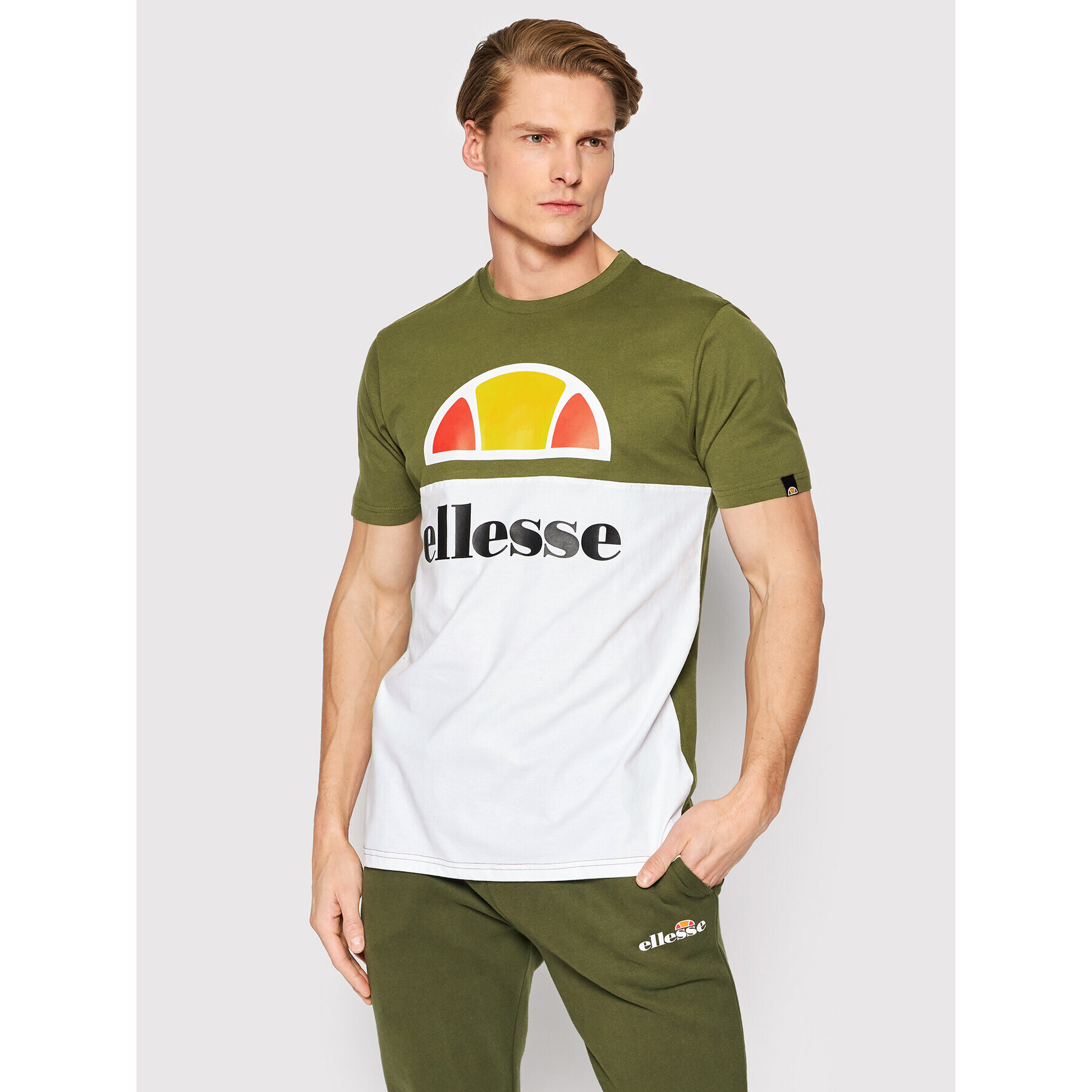 Ellesse Tričko Arbatax SHM03430 Zelená Regular Fit - Pepit.sk