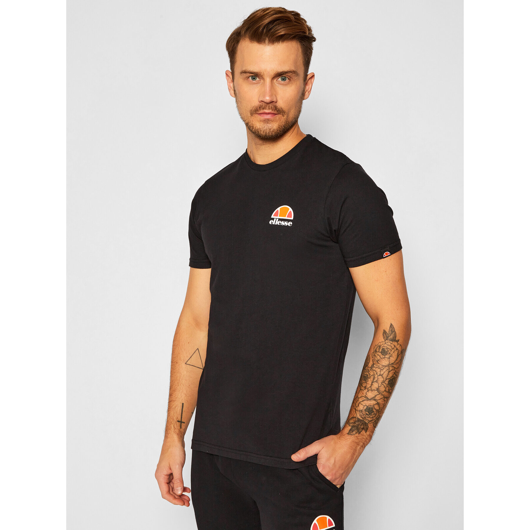 Ellesse Tričko Canaletto SHS04548 Čierna Regular Fit - Pepit.sk