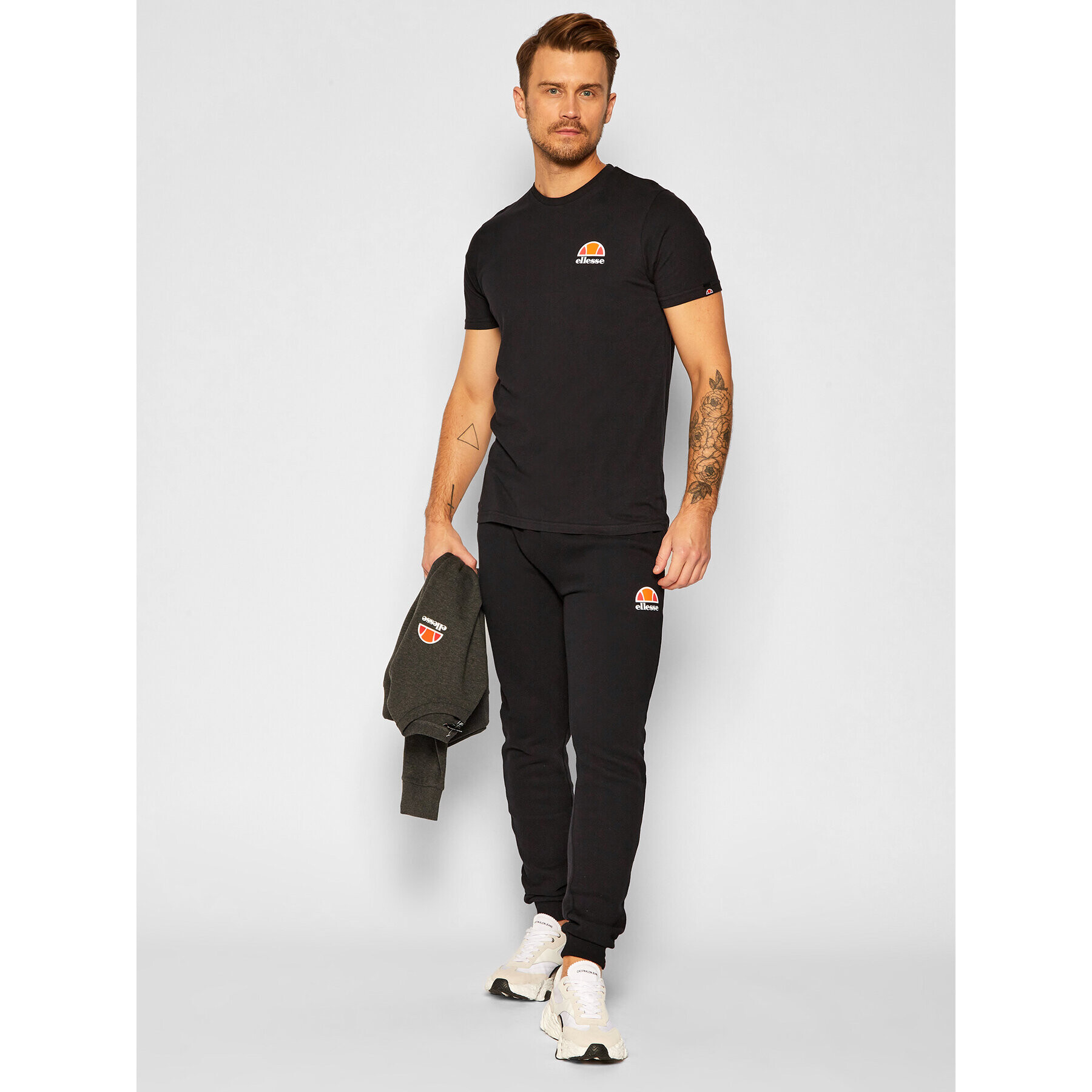 Ellesse Tričko Canaletto SHS04548 Čierna Regular Fit - Pepit.sk