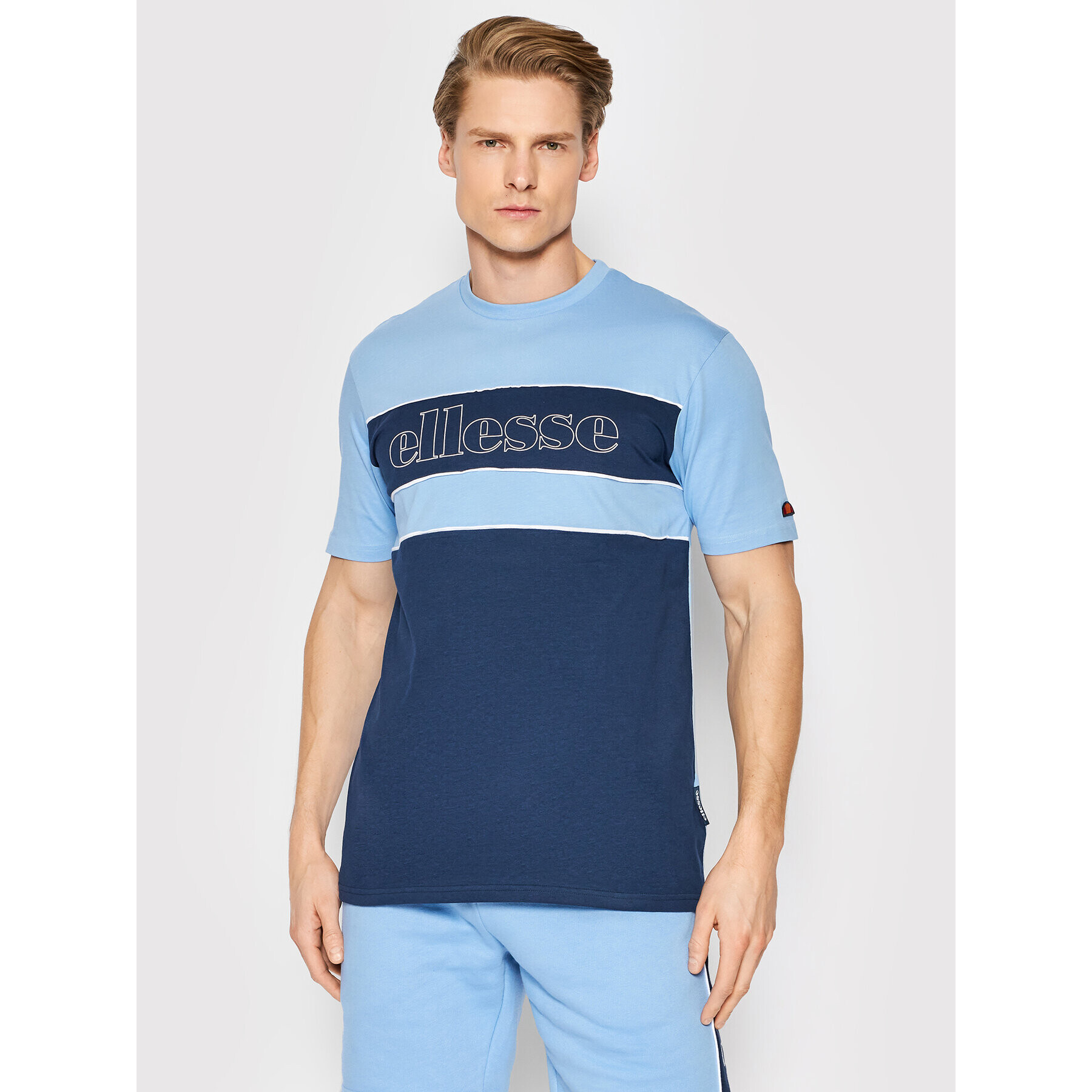 Ellesse Tričko Coppia SHM14241 Modrá Regular Fit - Pepit.sk