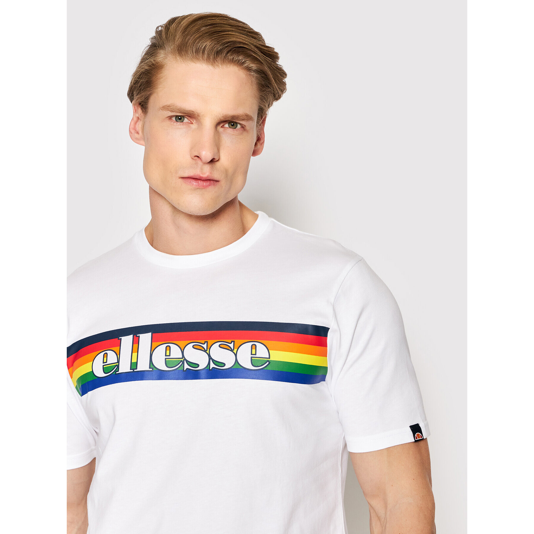 Ellesse Tričko Dreilo SHM13822 Biela Regular Fit - Pepit.sk