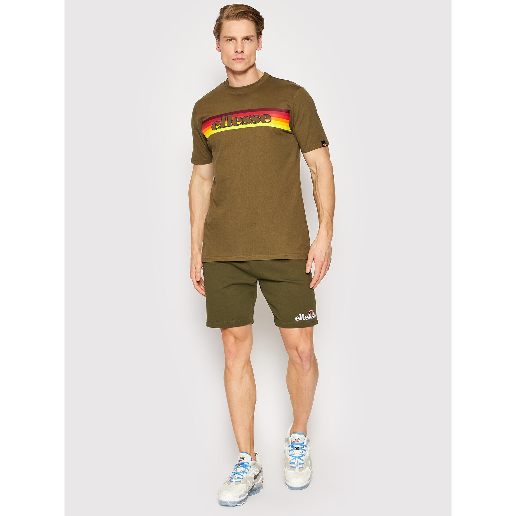 Ellesse Tričko Dreilo SHM13822 Zelená Regular Fit - Pepit.sk