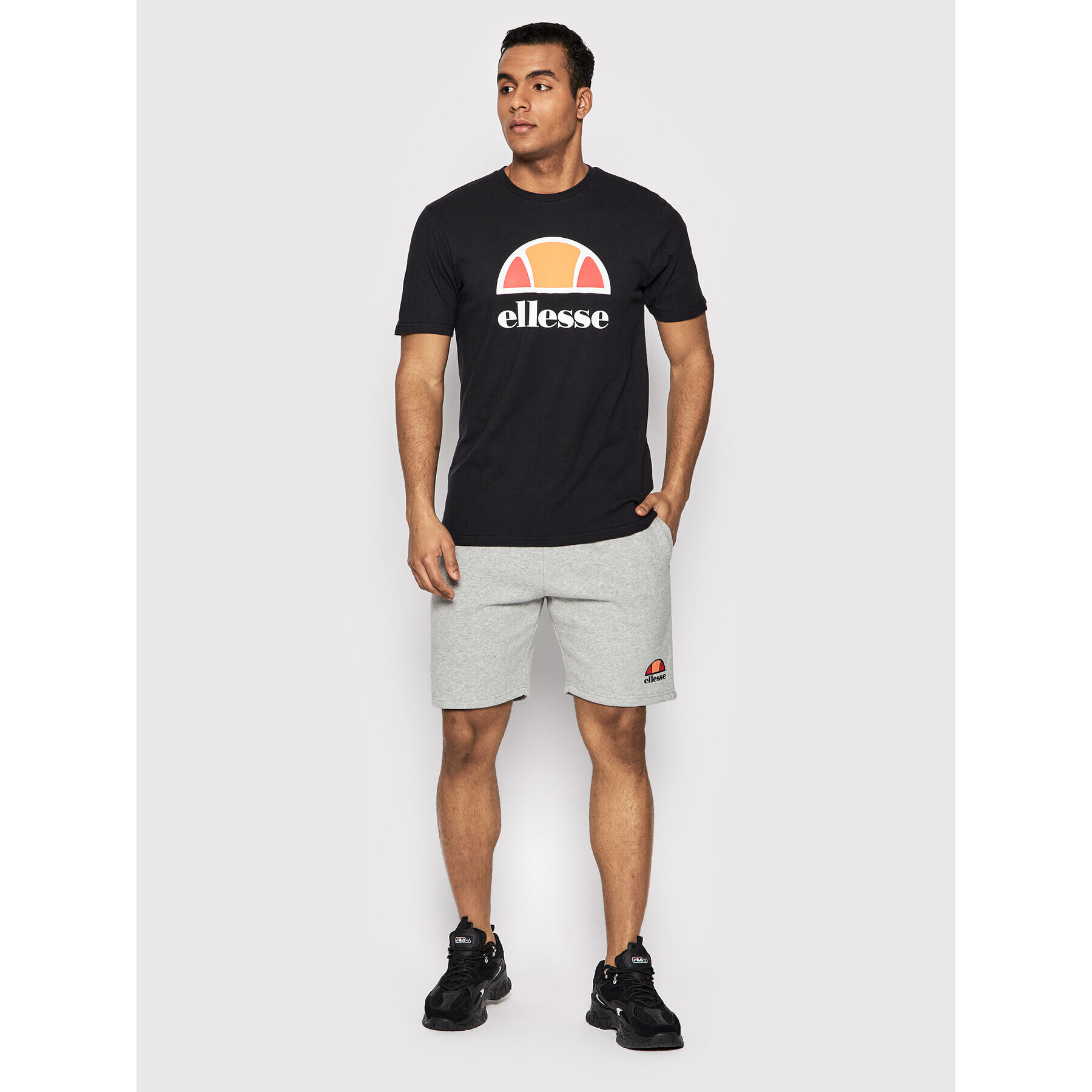 Ellesse Tričko Dyne SXG12736 Čierna Regular Fit - Pepit.sk