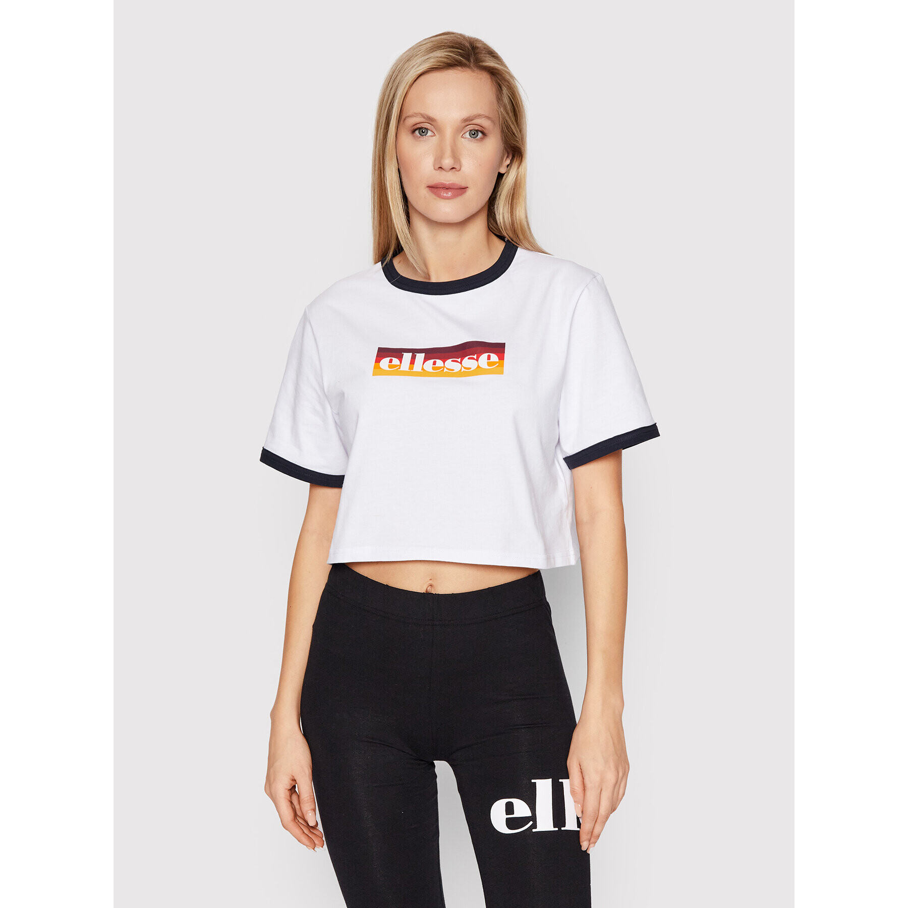 Ellesse Tričko Filide SGI11072 Biela Cropped Fit - Pepit.sk