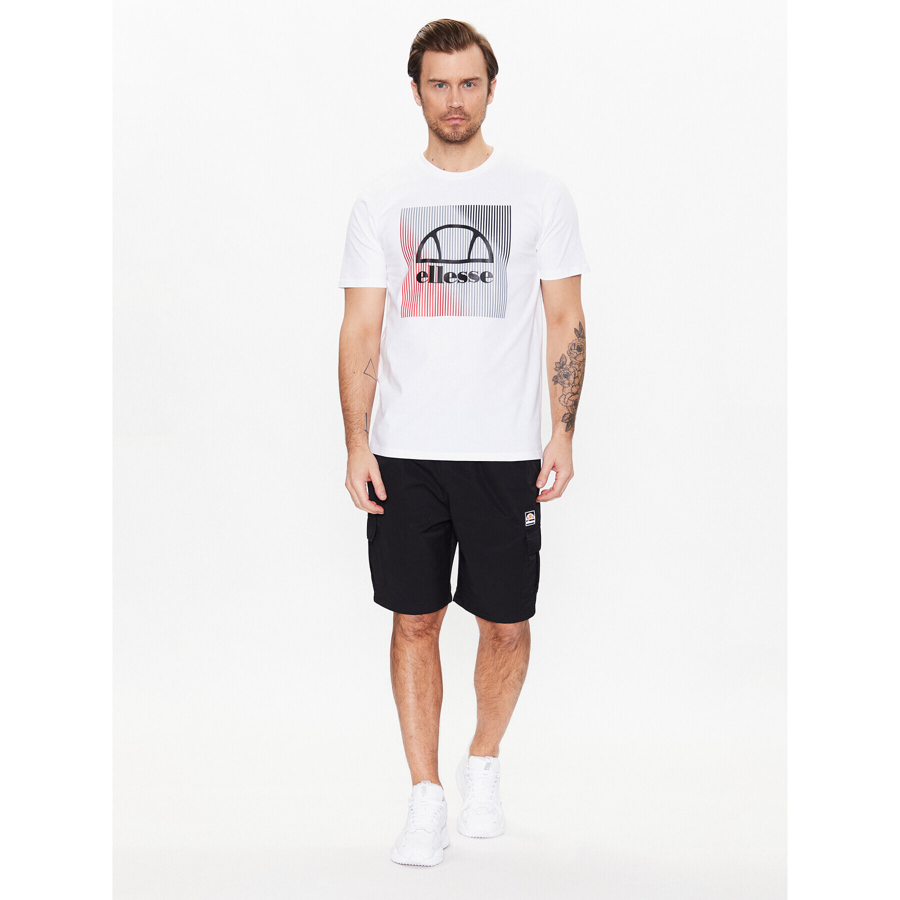 Ellesse Tričko Flecta SXR17843 Biela Regular Fit - Pepit.sk