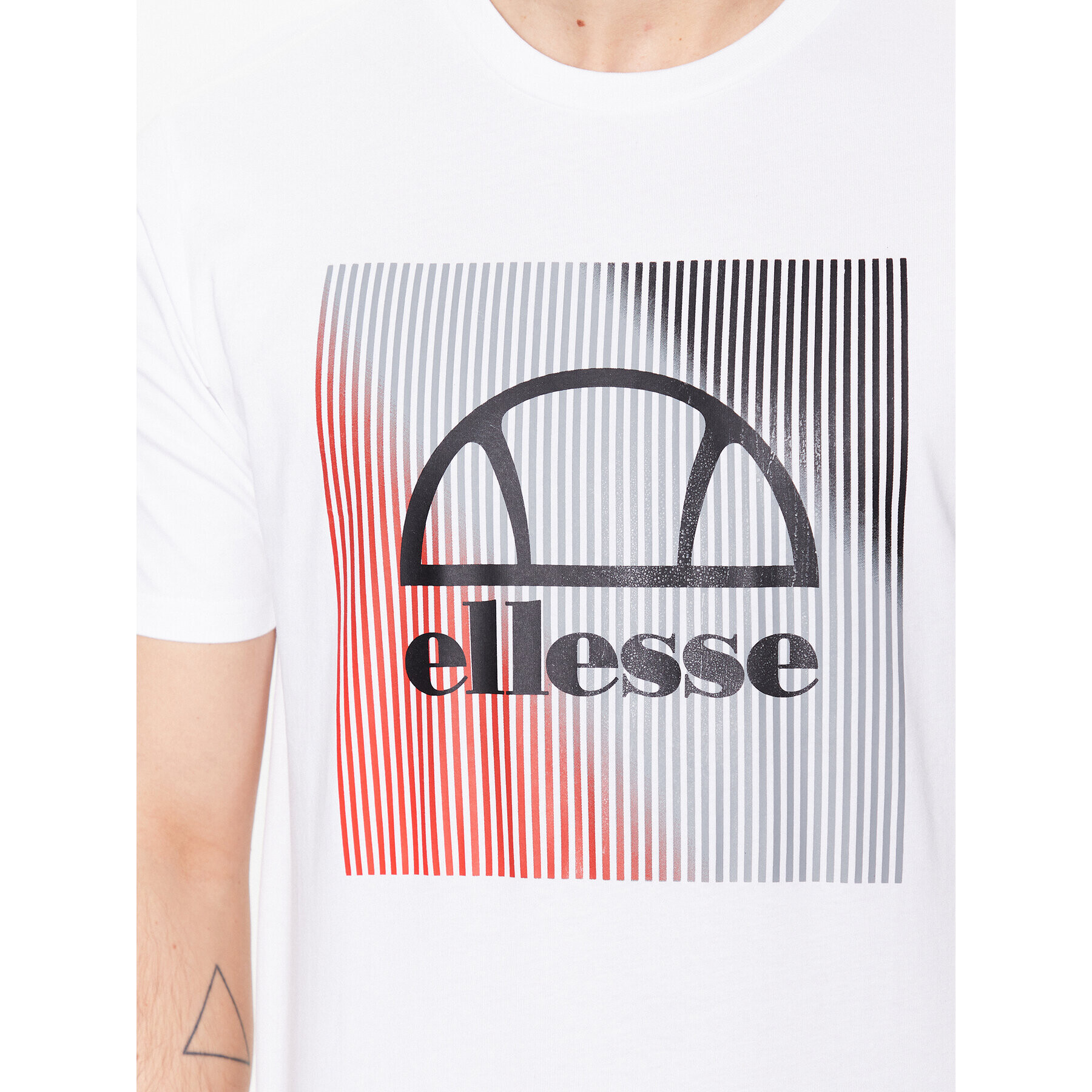 Ellesse Tričko Flecta SXR17843 Biela Regular Fit - Pepit.sk