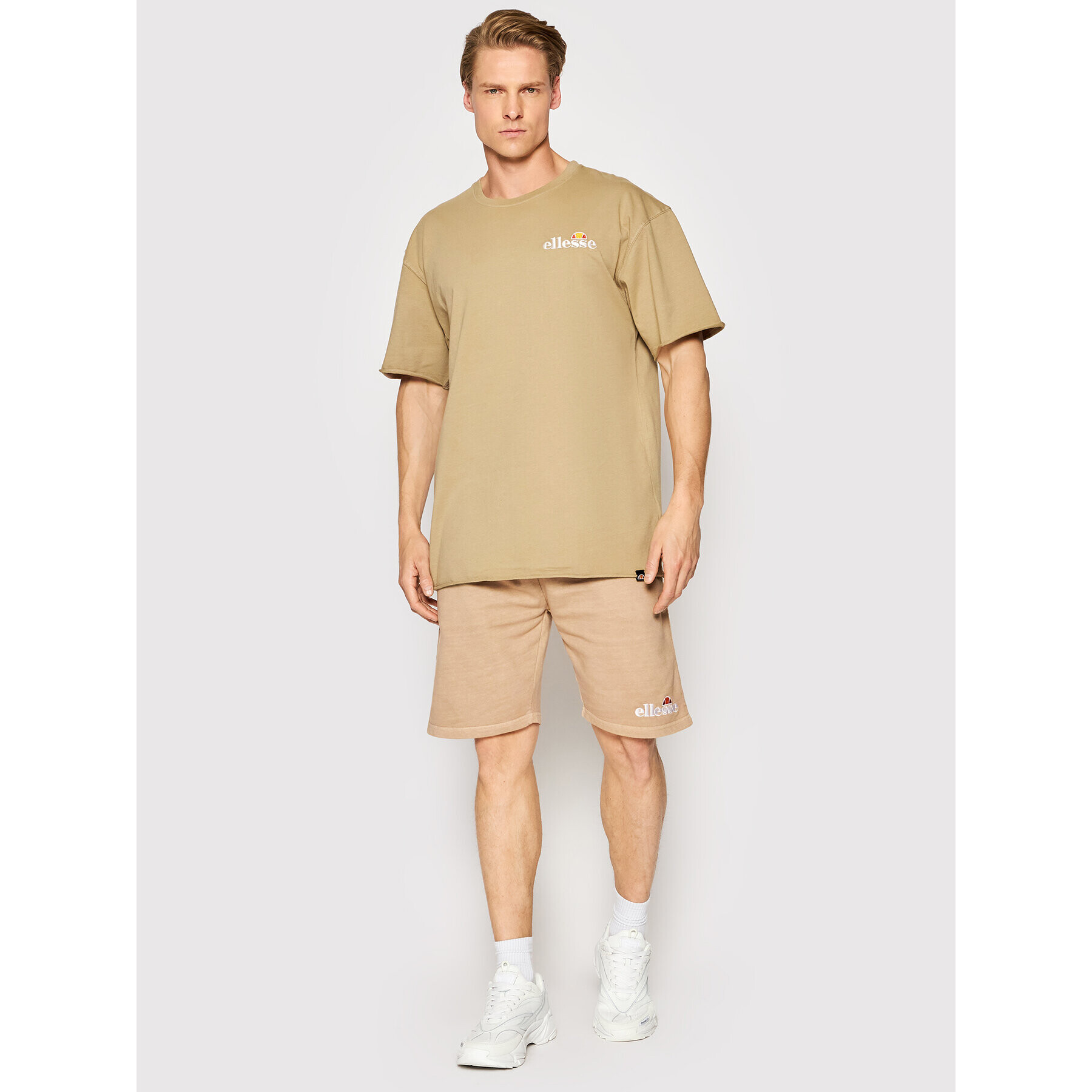 Ellesse Tričko Fuller SHM13796 Hnedá Relaxed Fit - Pepit.sk