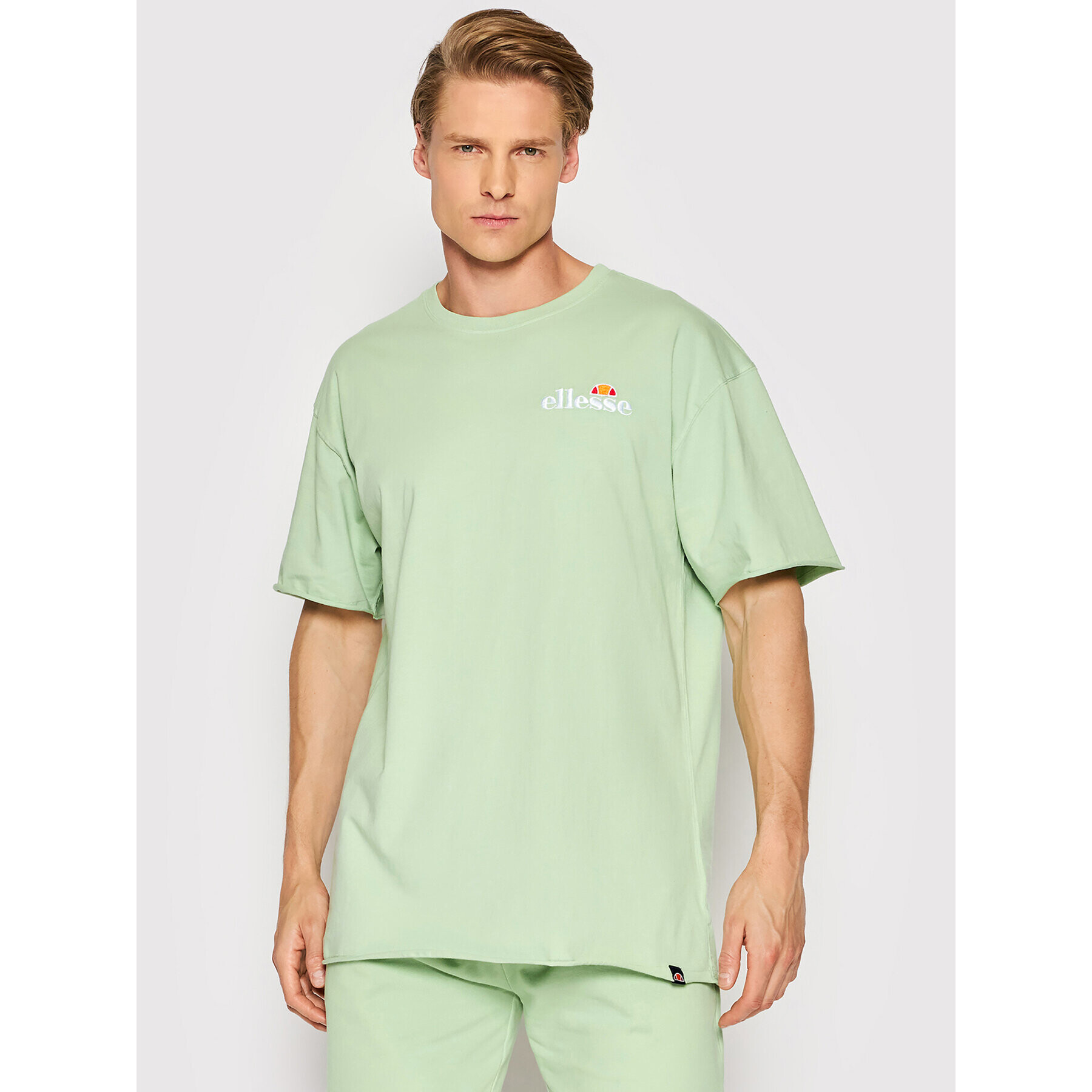 Ellesse Tričko Fuller SHM13796 Zelená Relaxed Fit - Pepit.sk