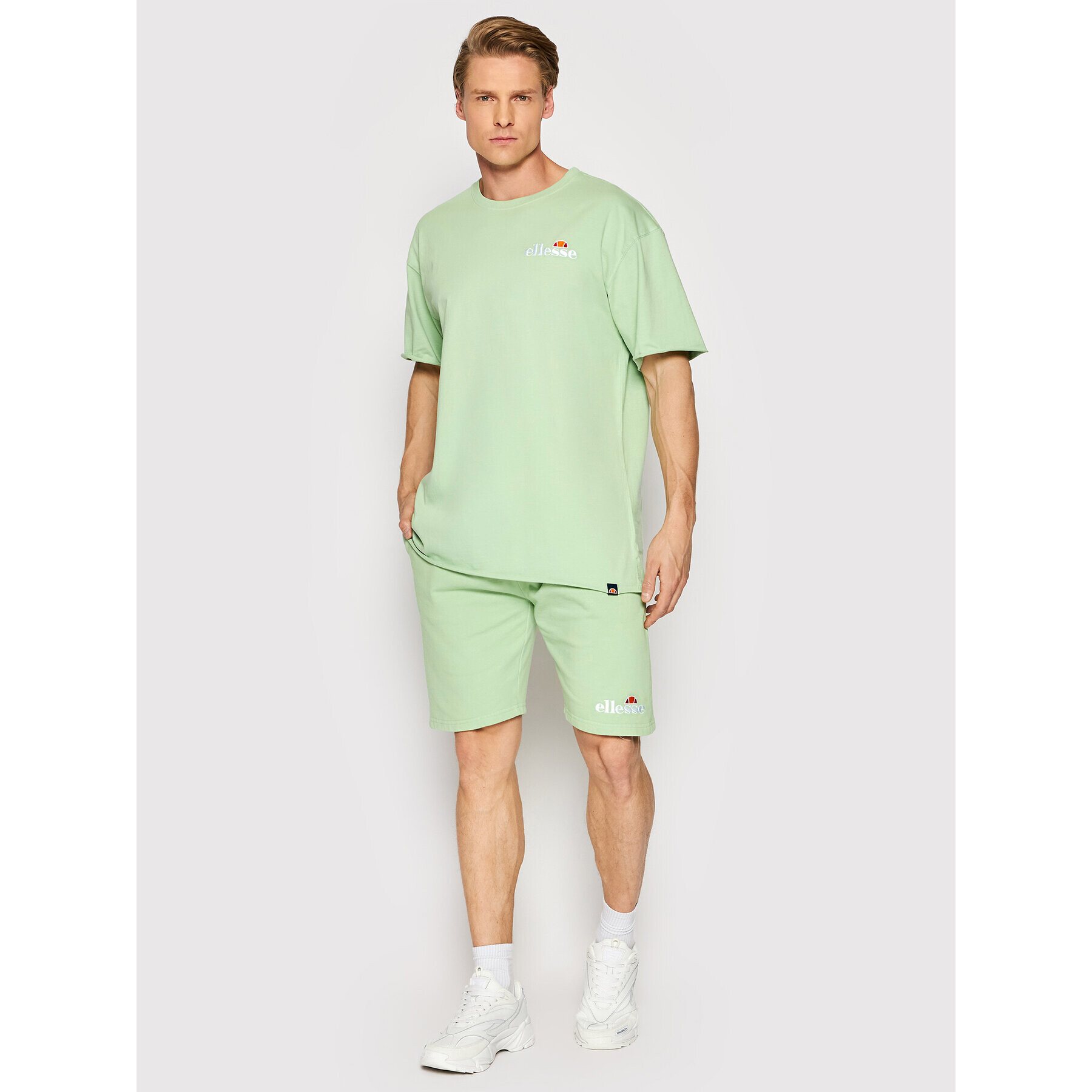 Ellesse Tričko Fuller SHM13796 Zelená Relaxed Fit - Pepit.sk