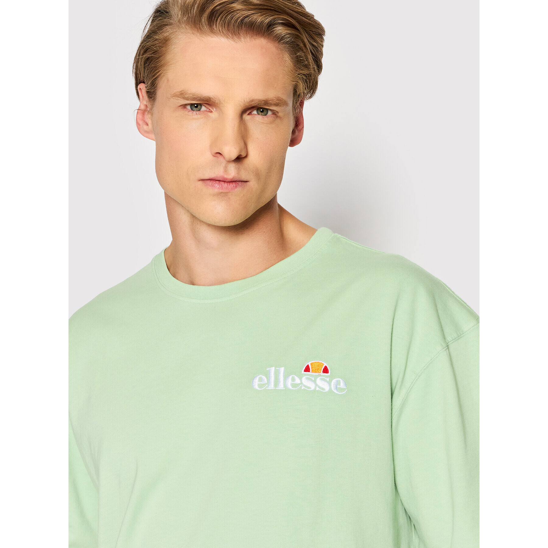 Ellesse Tričko Fuller SHM13796 Zelená Relaxed Fit - Pepit.sk