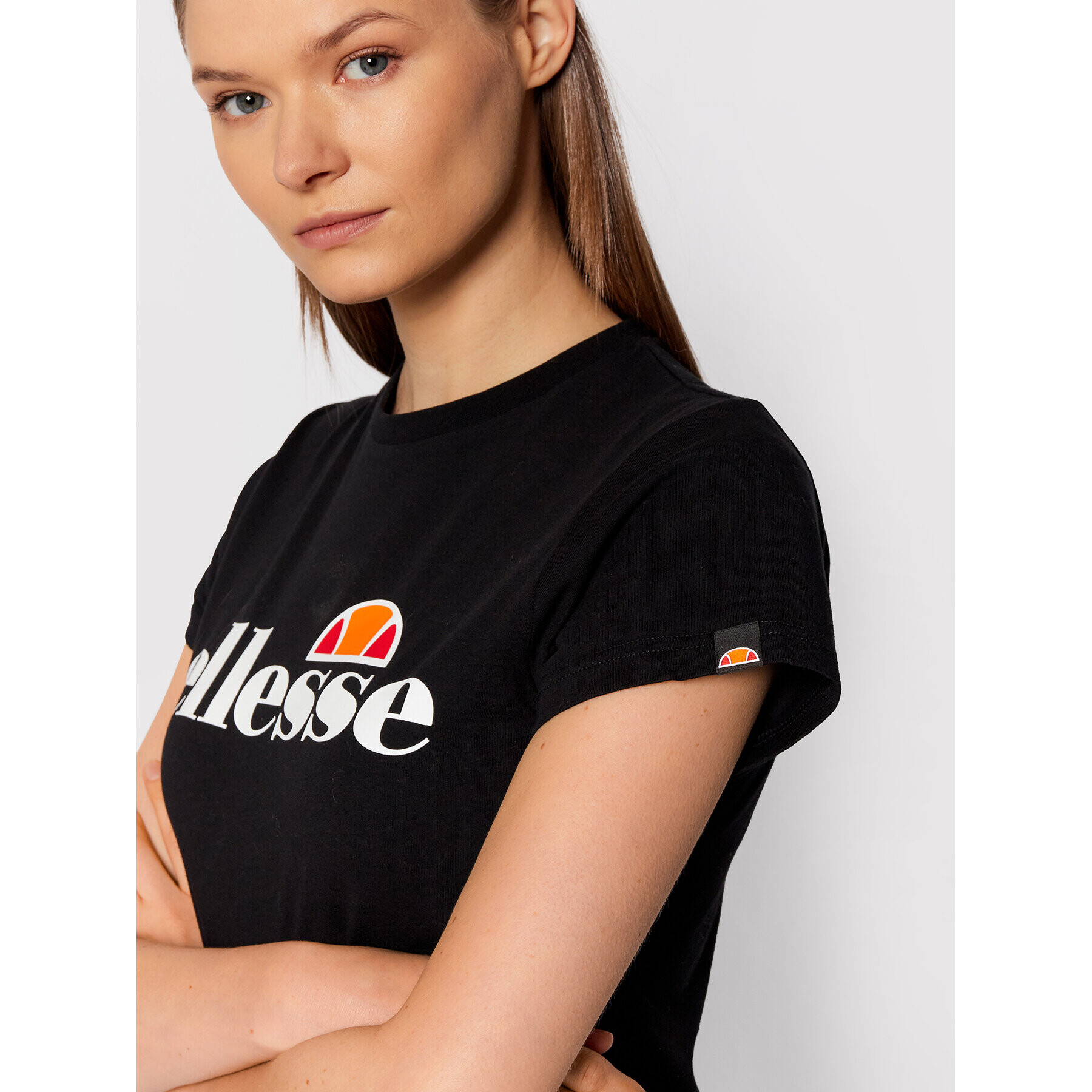 Ellesse Tričko Hayes SGK11399 Čierna Regular Fit - Pepit.sk