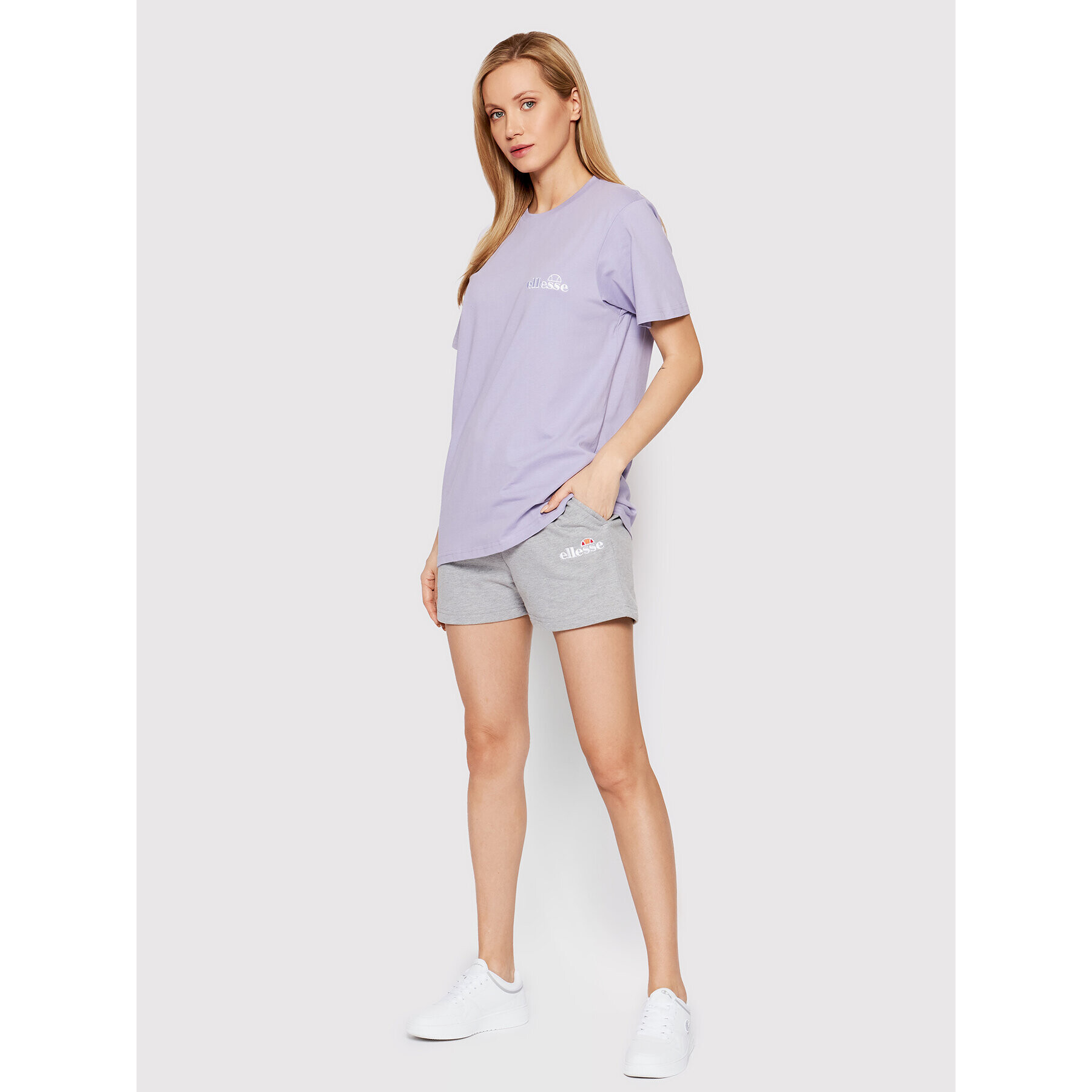 Ellesse Tričko Labda SGM14630 Fialová Relaxed Fit - Pepit.sk