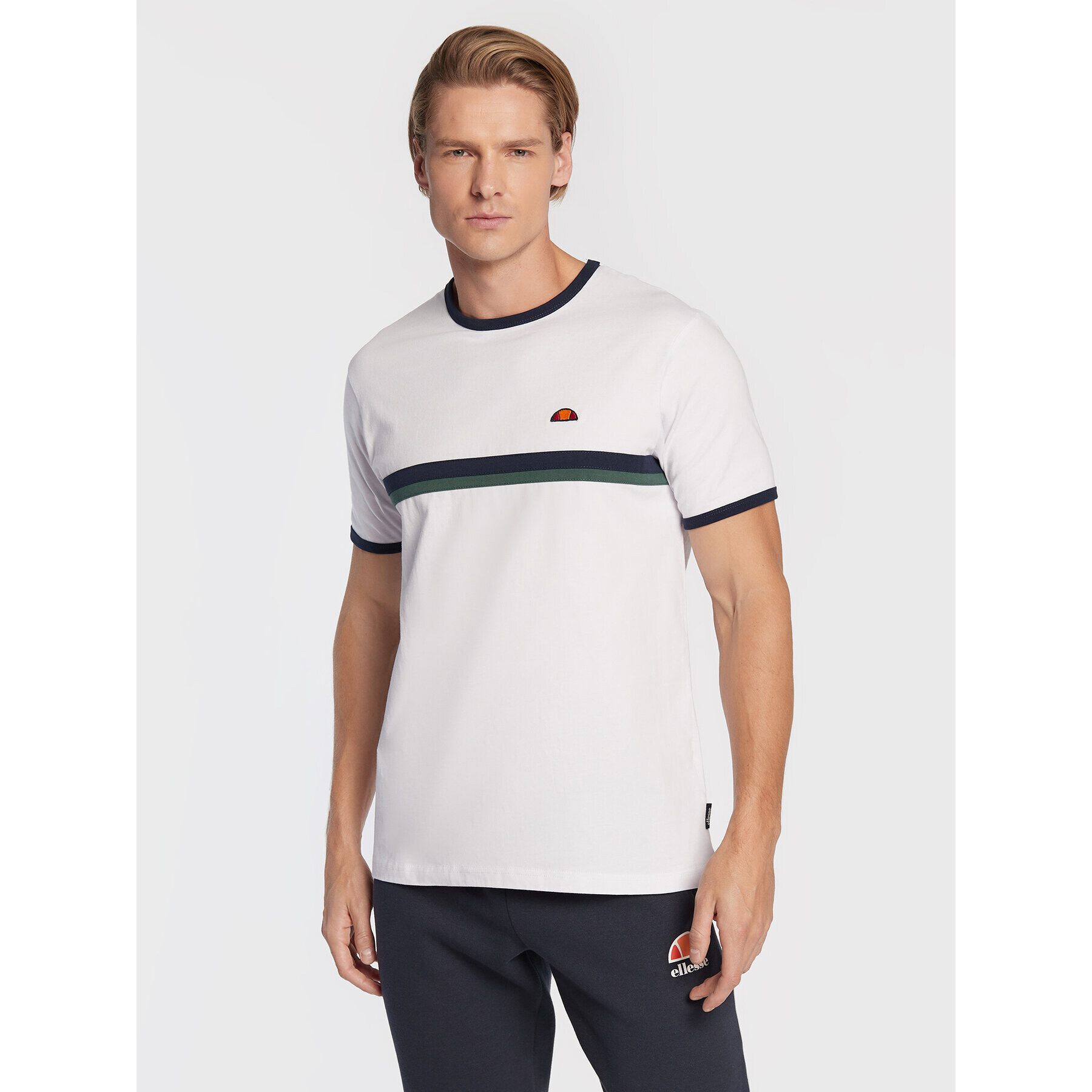 Ellesse Tričko Lascio SHP15996 Biela Regular Fit - Pepit.sk