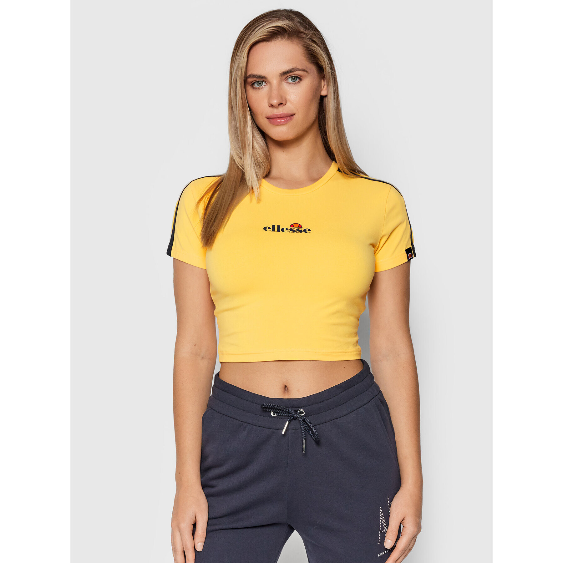 Ellesse Tričko Latus SGK12165 Žltá Cropped Fit - Pepit.sk